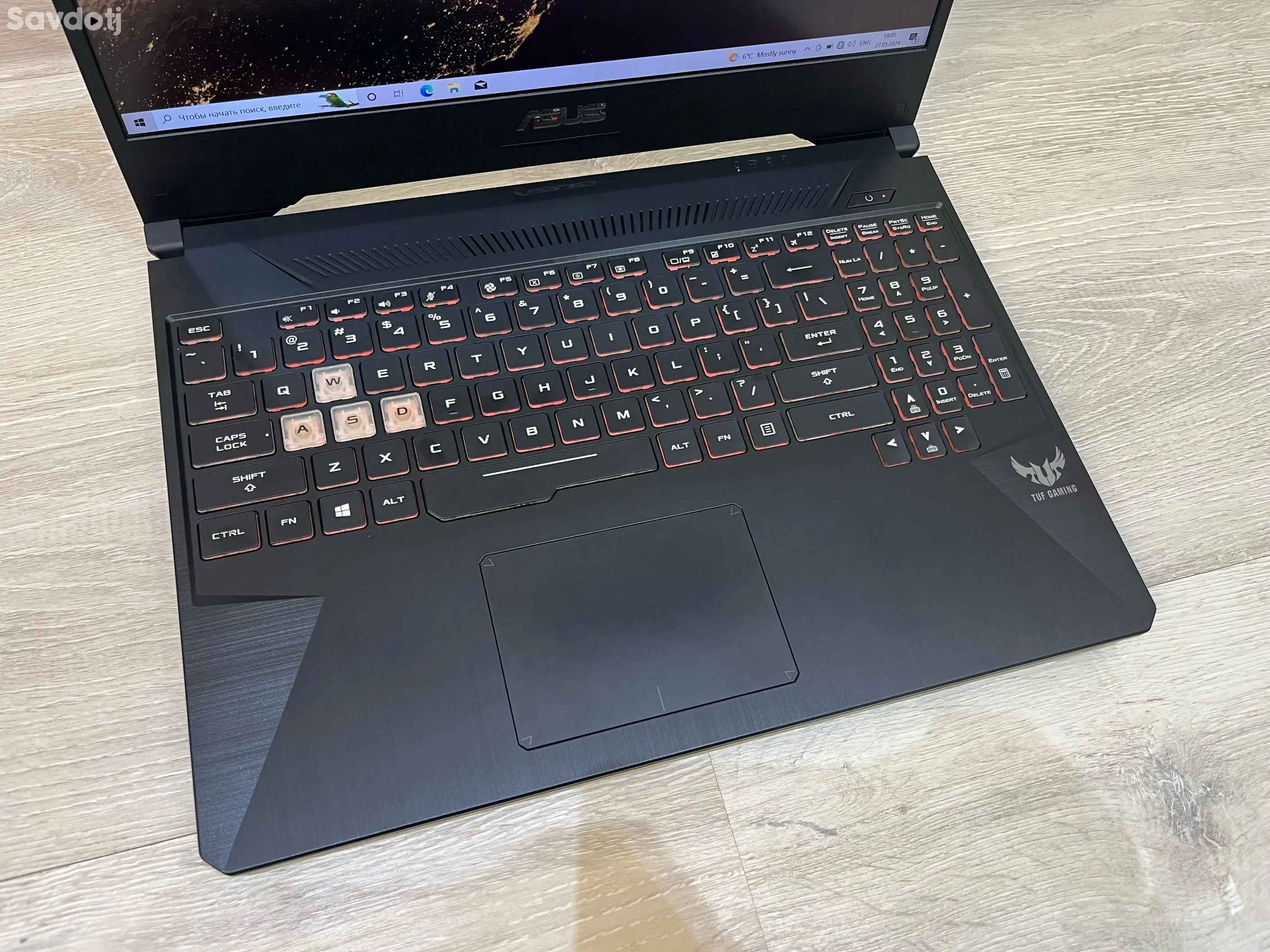 Игровой ноутбук i5 ryzen 5 GTX1650, SSD512