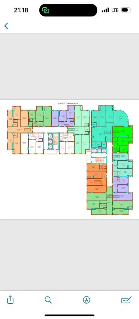 2-к квартира, 13 этаж, 93 м², Шохмансур