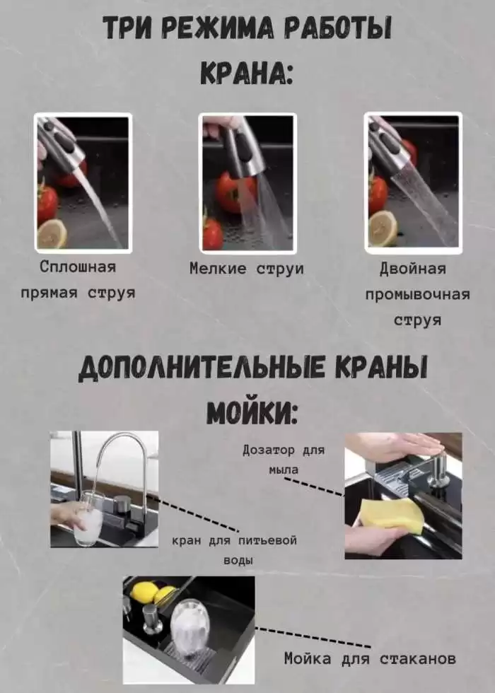 Умывальник для кухни  кухонная мойка 