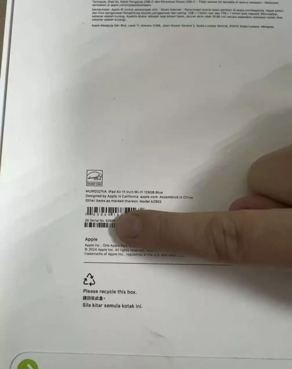 Ipad Air 11 M2 128GB 