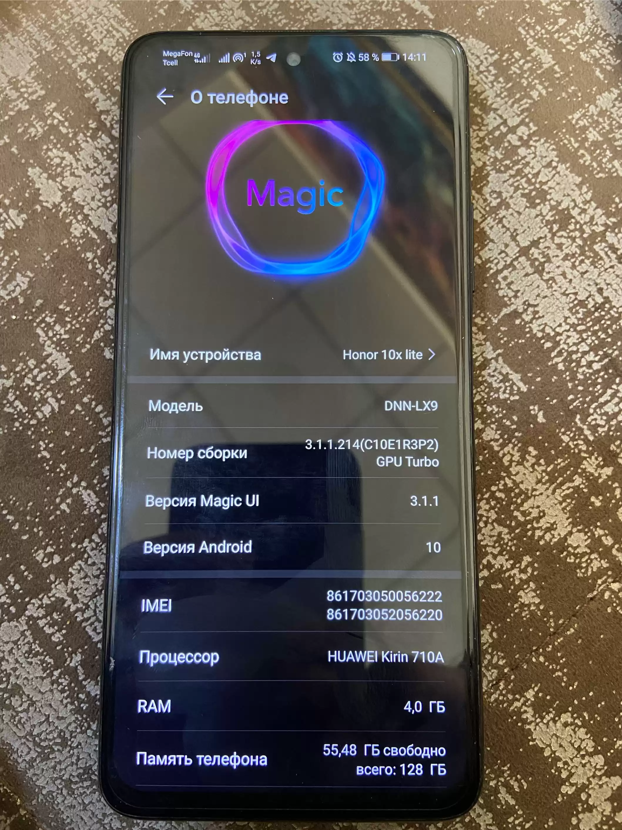 Huawei honor 10 x lite