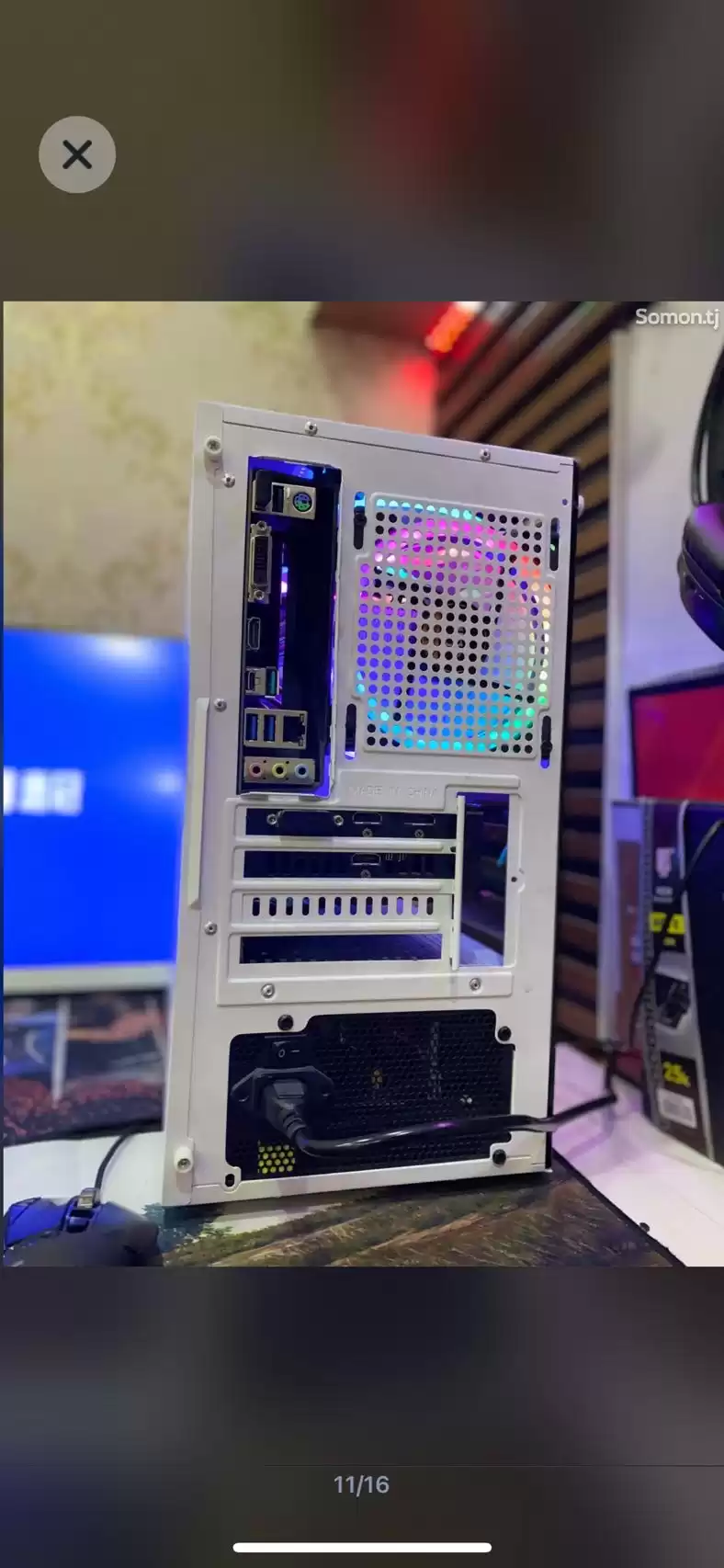 Мощный игровой компьютер Intel core i5 12400f GTX 1660 ti 6gb RAM