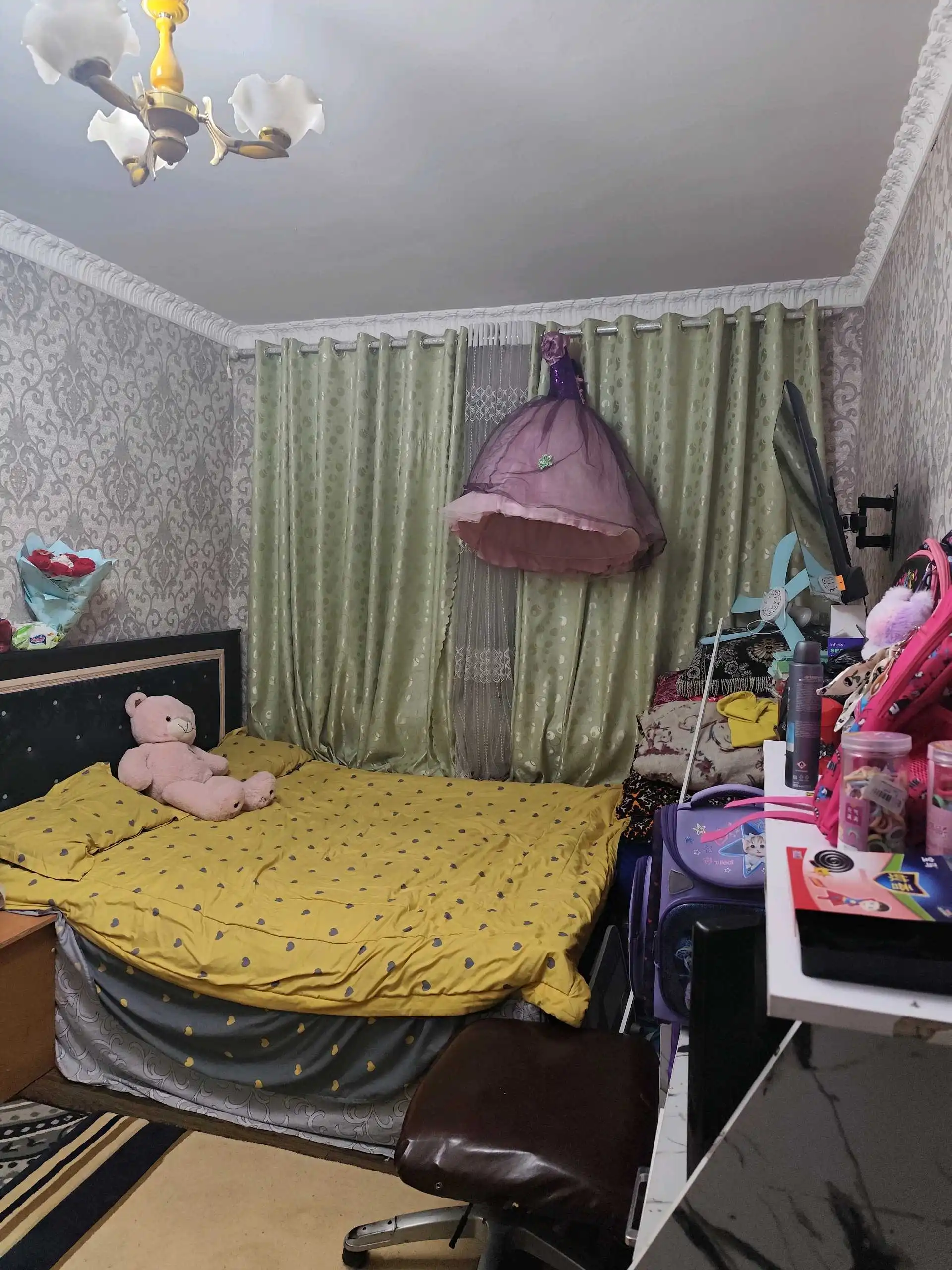 2-к квартира, 4 этаж, 55 м², центр,бюро ЗАГСа