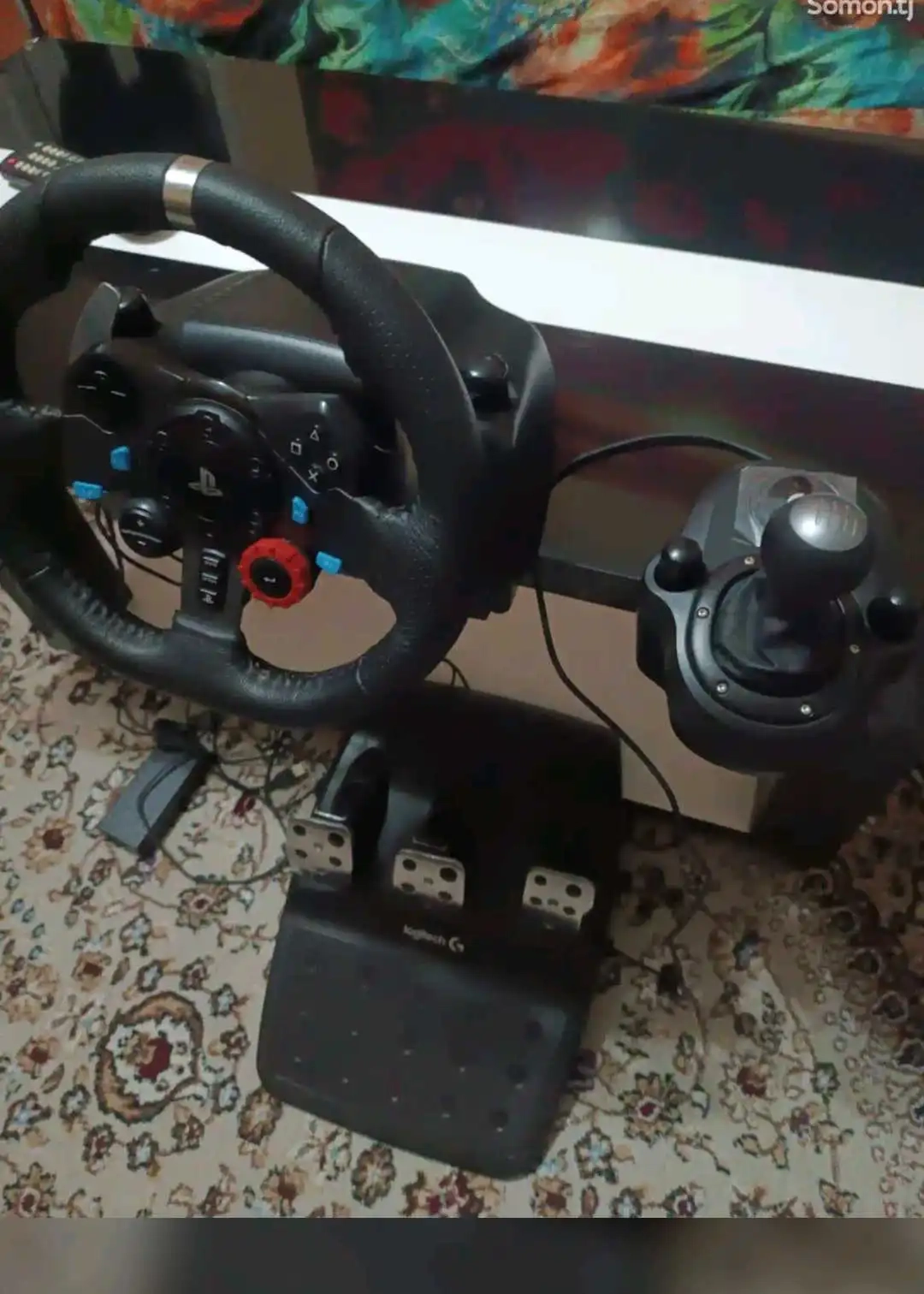 Игровой руль Logitech G29+Shifter for PS4, PS5, PC
