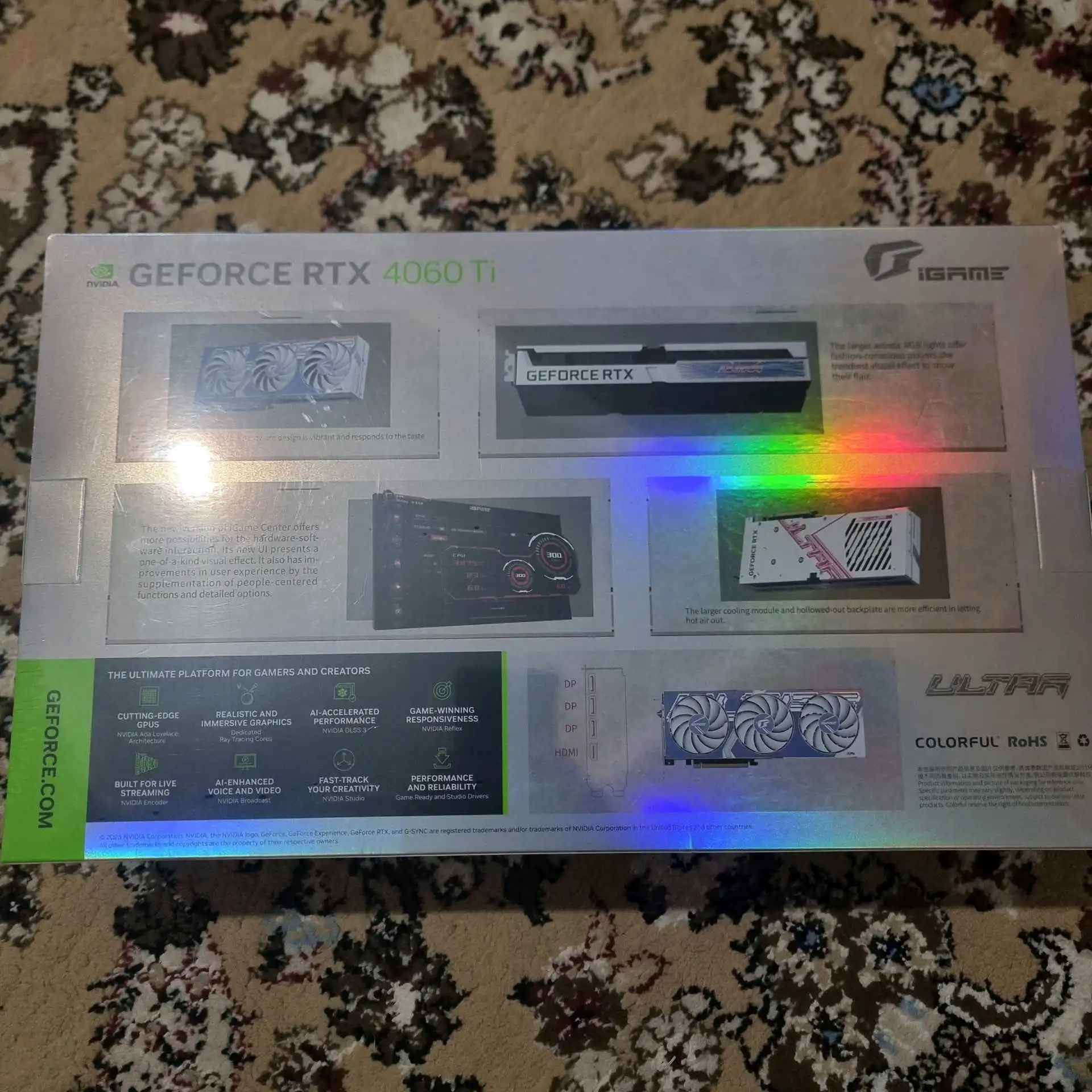 Видеокарта NVIDIA GeForce RTX 4060 Ti 8GB iGame