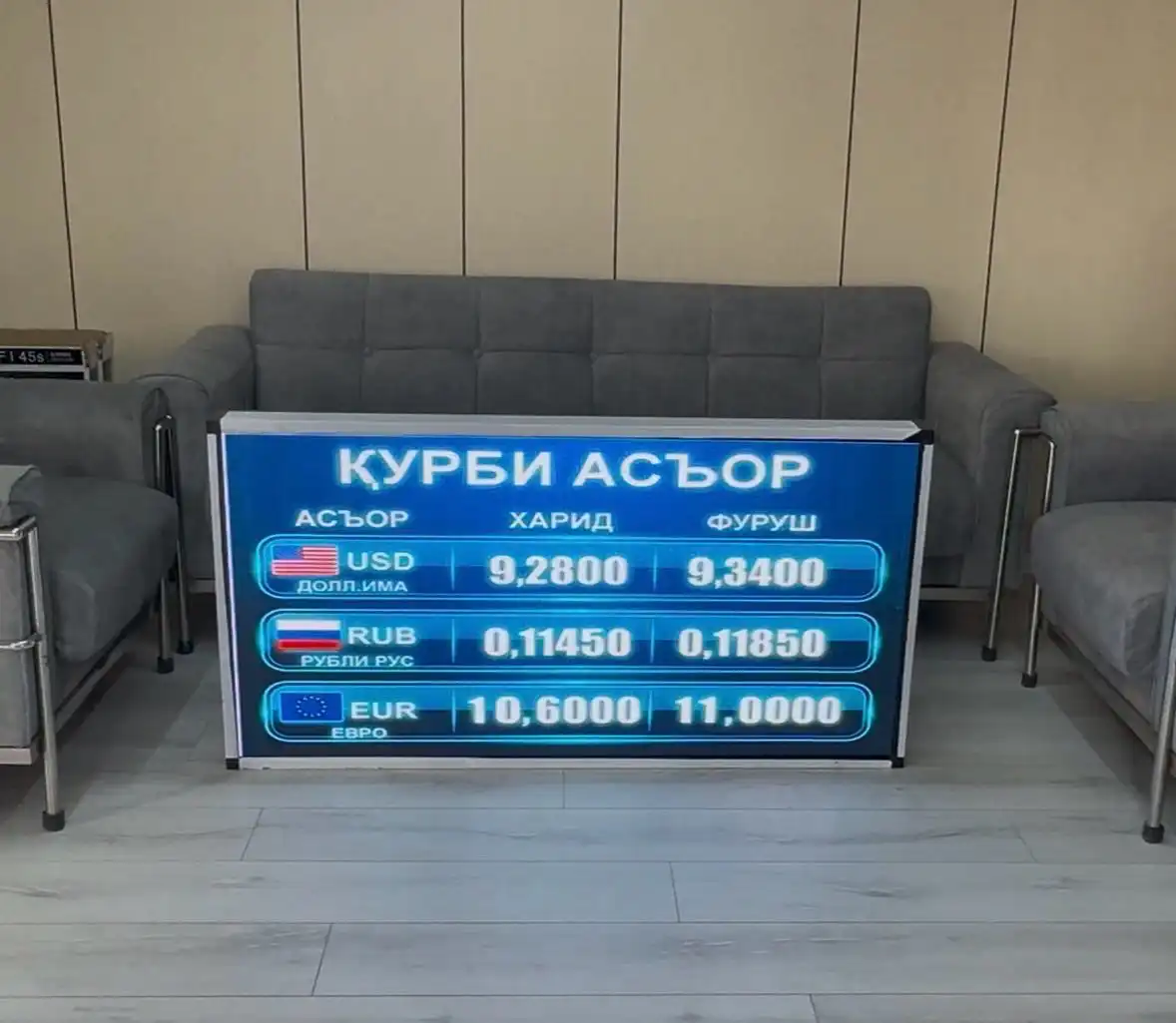 Истехсоли LED Экранхои рушноидиханда