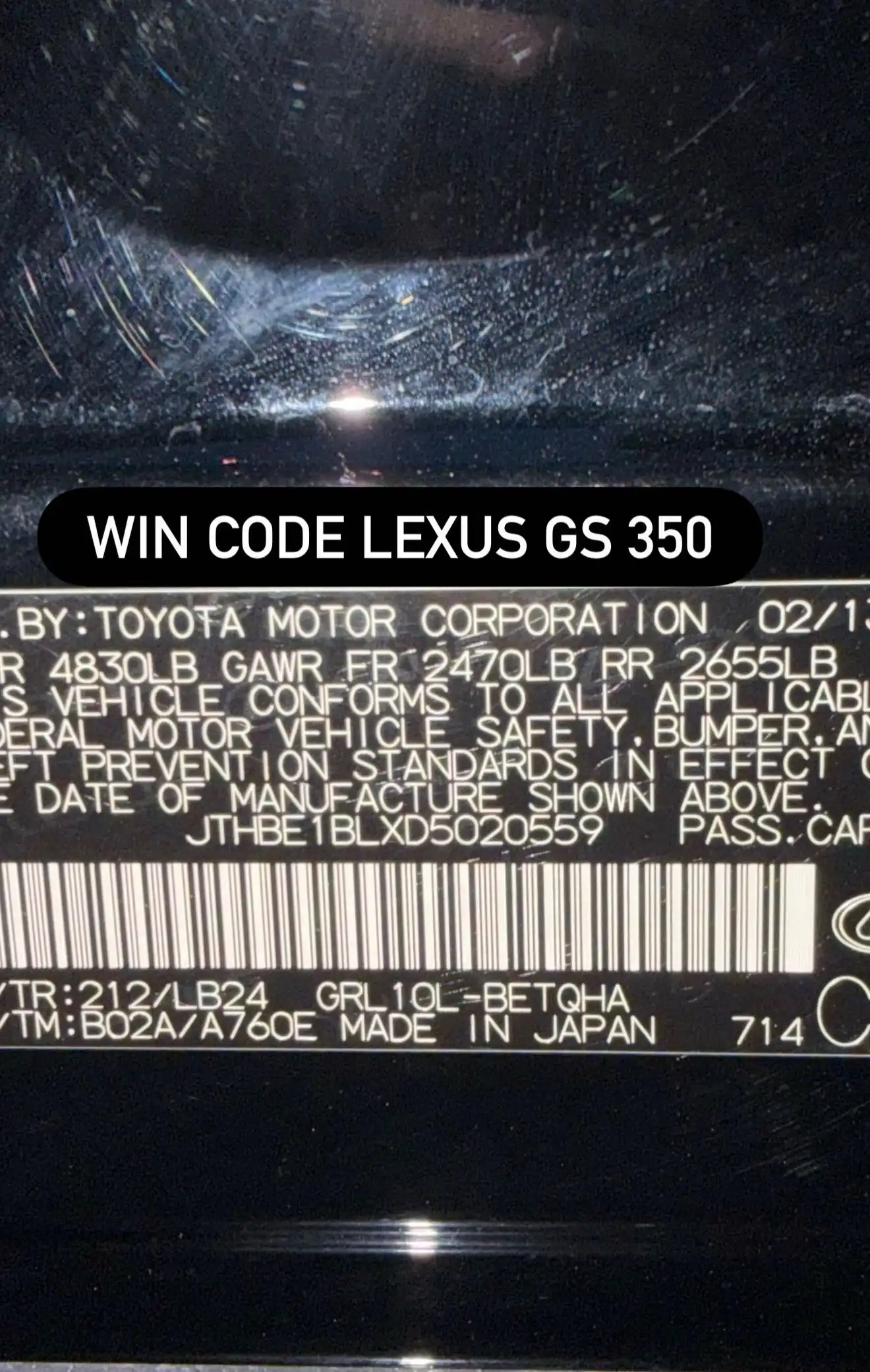 Lexus Gs series 2014