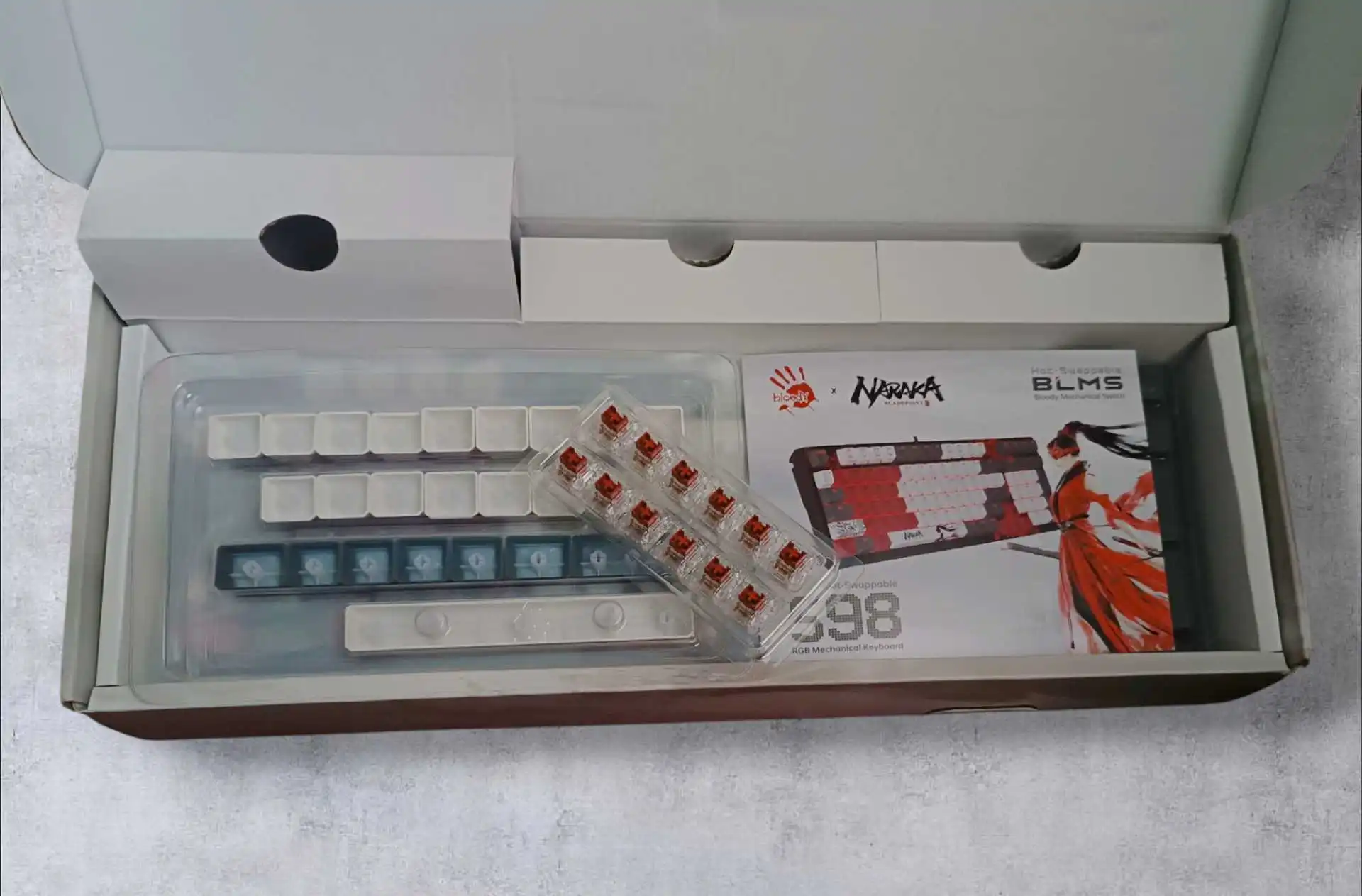 Механическая клавиатура Bloody S98 Naraka Edition