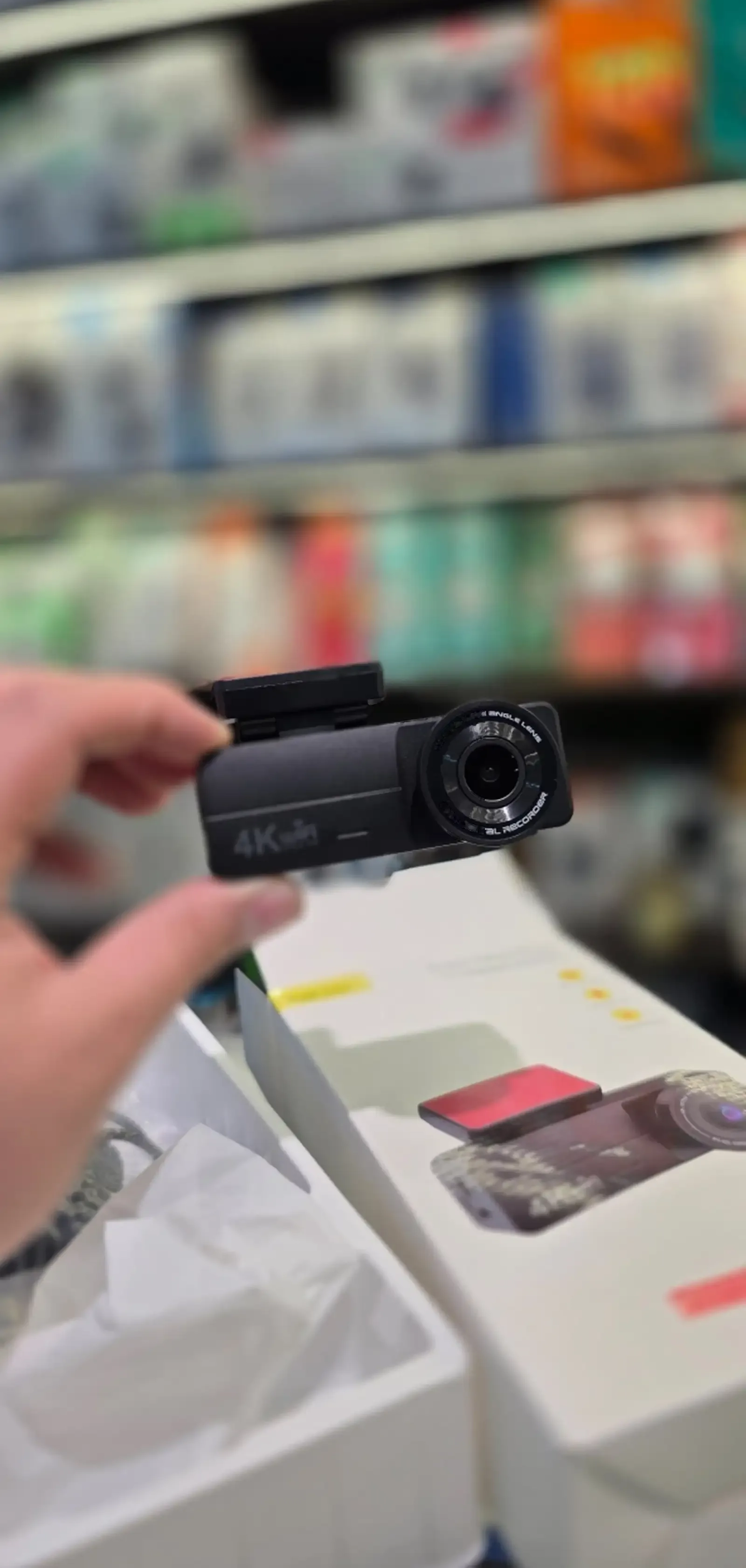 Автомобильный видеорегистратор Dash Cam 4K Wi