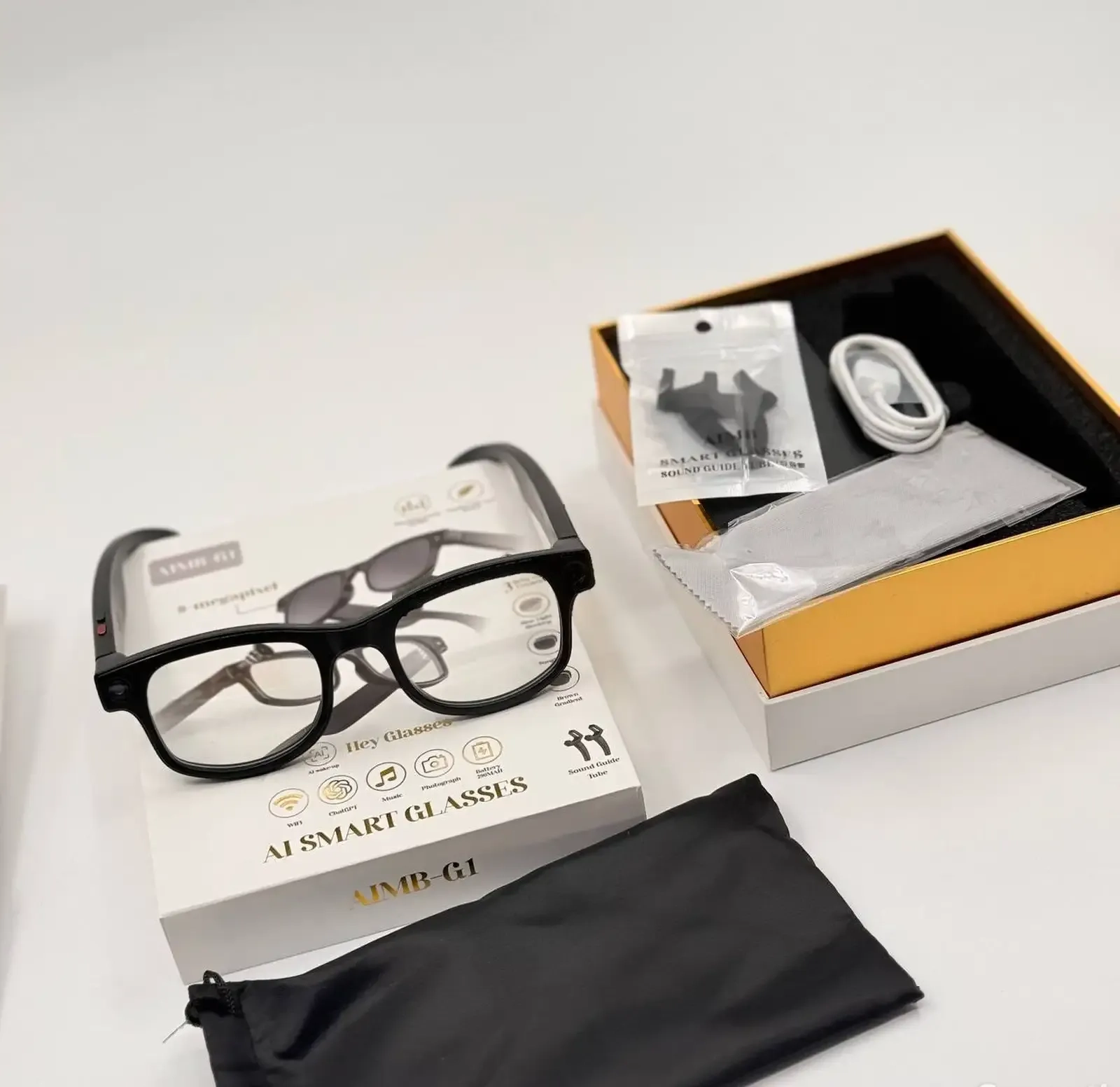 Умные очки с камерой Smart Glasses AIMB