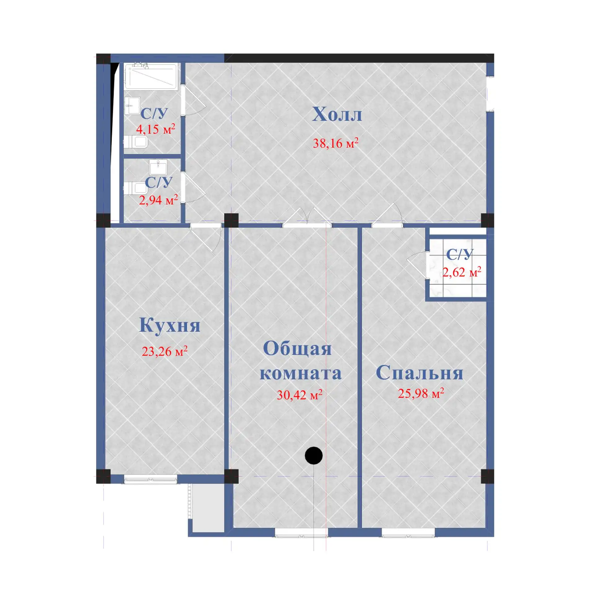 2-к квартира, 11 этаж, 127 м², Педиинстут