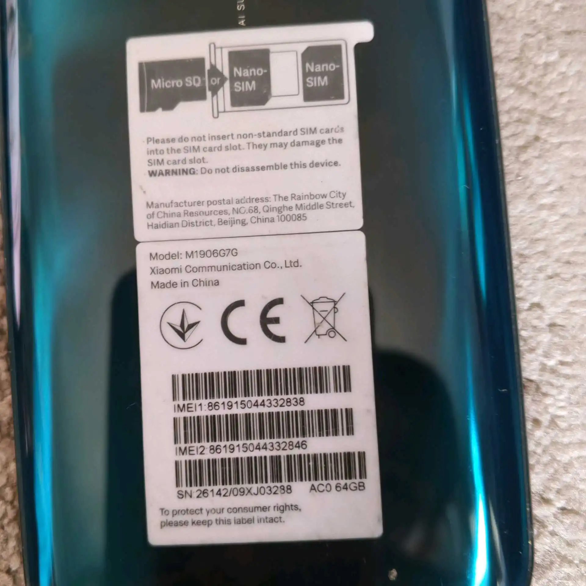 Телефон Redmi Not 8 Pro