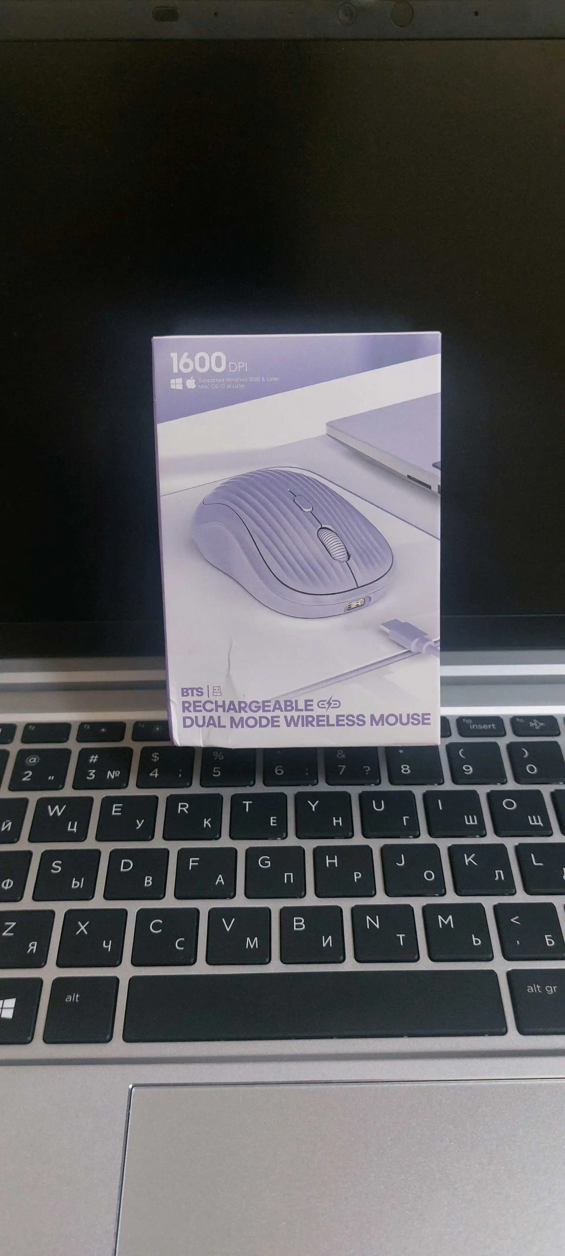 Беспроводная мышка с Bluetooth и USB-