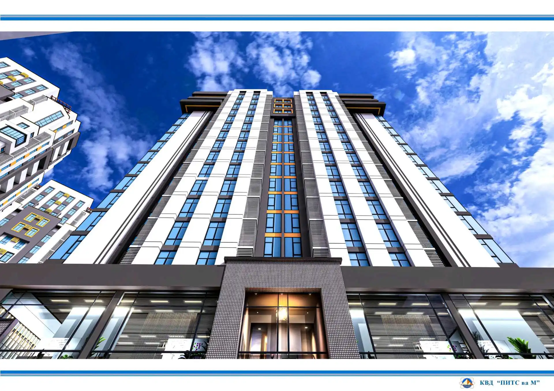 1-к квартира, 16 этаж, 61 м², Фирдавси