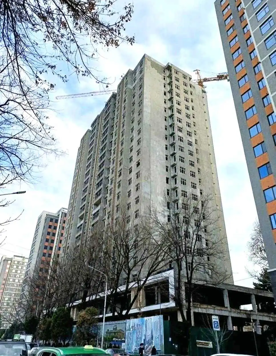 1-к квартира, 22 этаж, 75 м², И.Сомонӣ