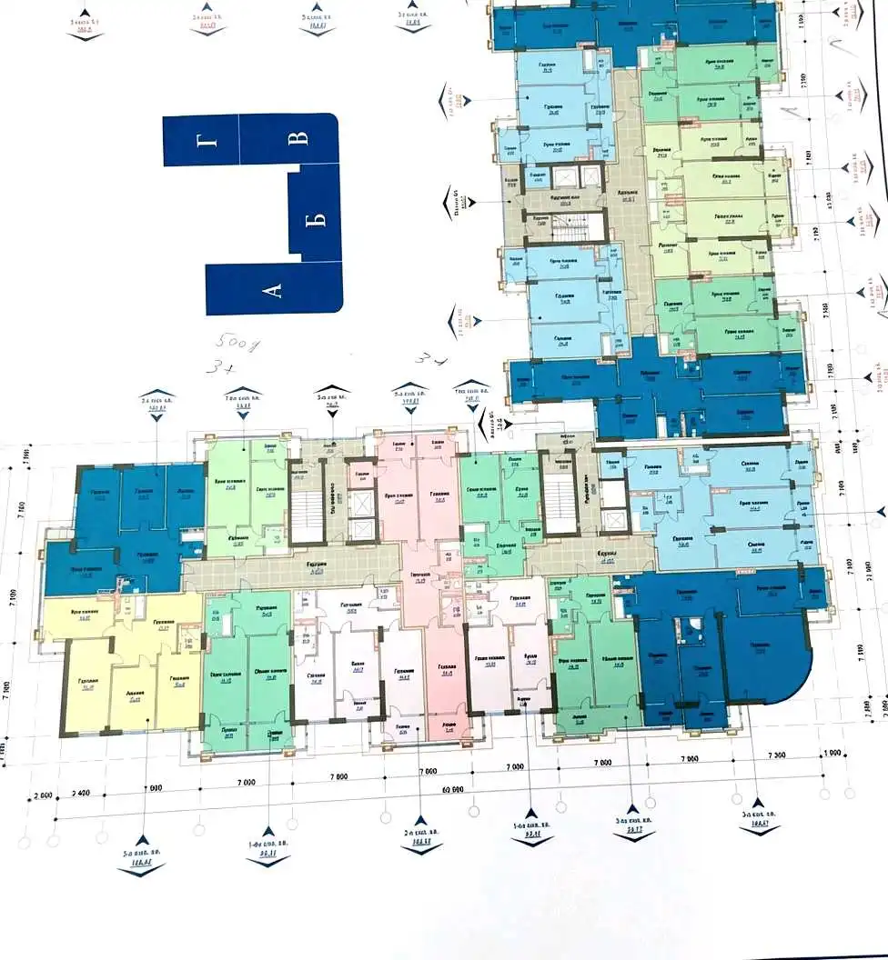3-к квартира, 8 этаж, 106 м², Шохмансур