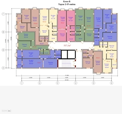 1-комн. квартира, 4 этаж, 41 м², Рудаки — фото 2