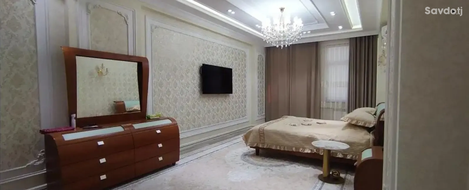 2-комн. квартира, 9 этаж, 107м², Сомони — фото 2