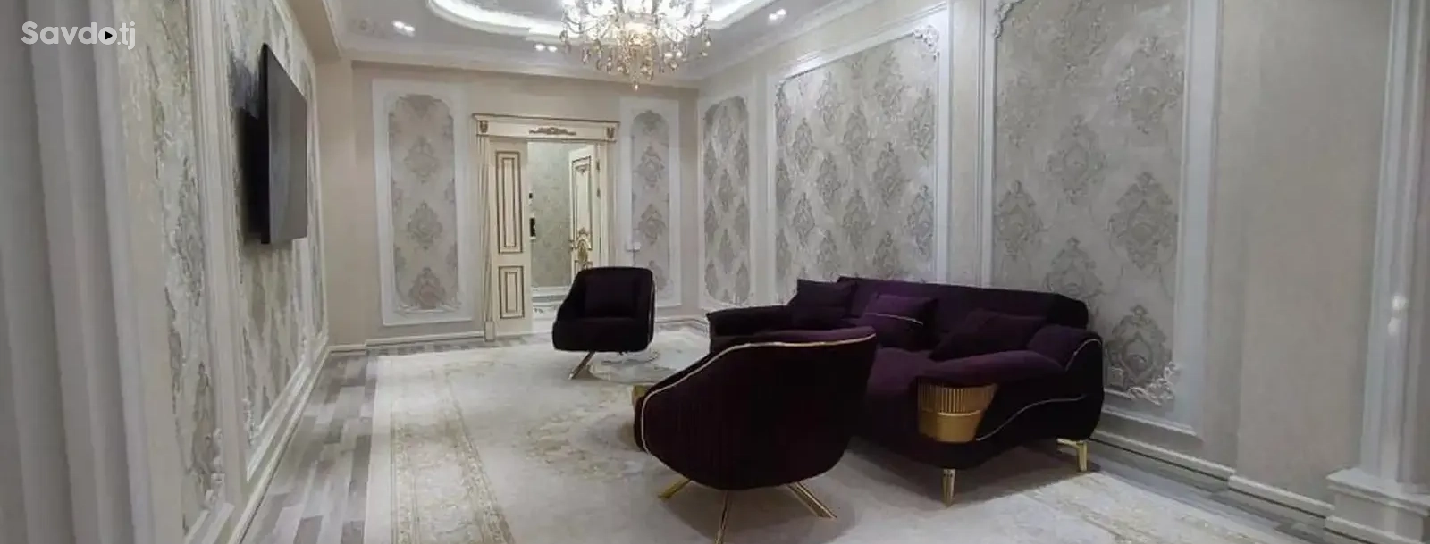 2-комн. квартира, 9 этаж, 107м², Сомони — фото 5