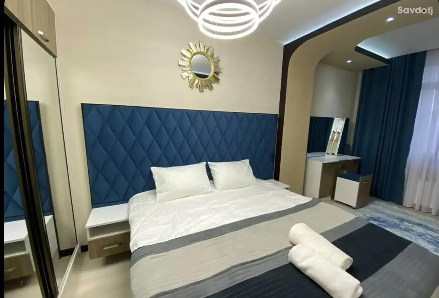 2-комн. квартира, 10 этаж, 76м², Сомони — фото 2