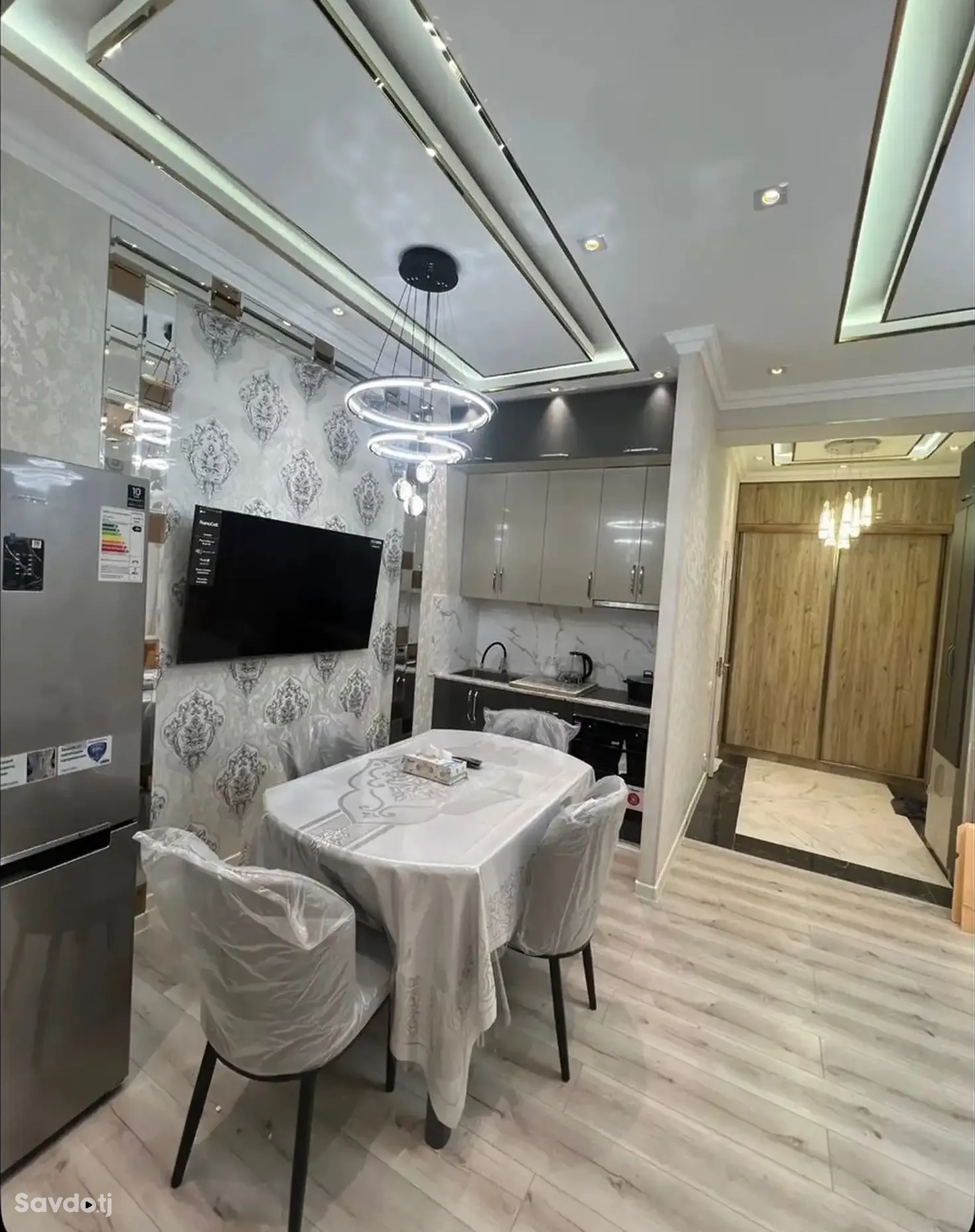 2-комн. квартира, 9 этаж, 70м², Сомони — фото 3