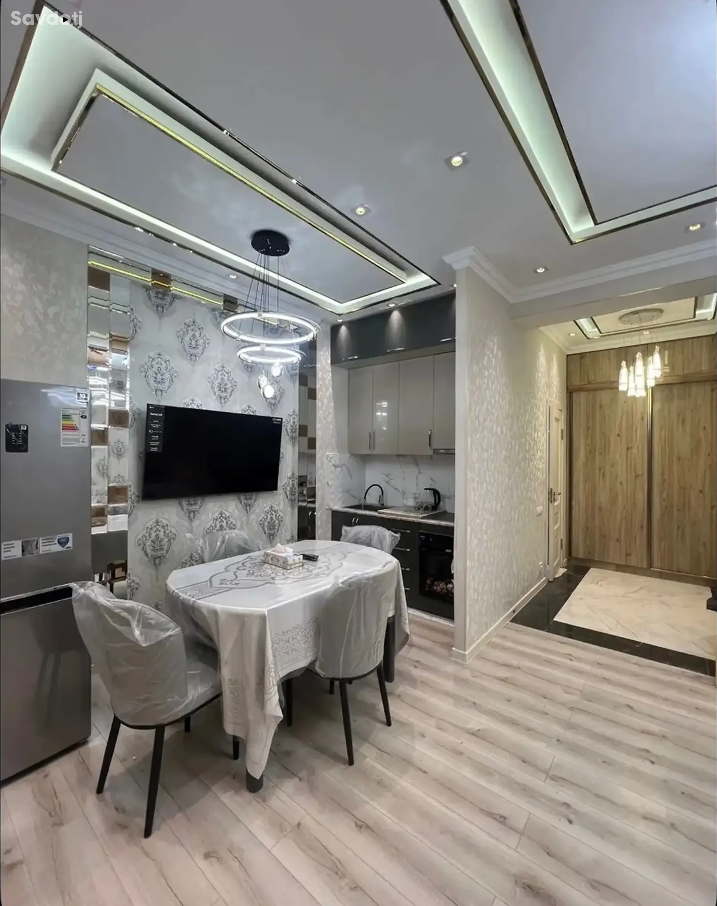 2-комн. квартира, 9 этаж, 70м², Сомони — фото 2