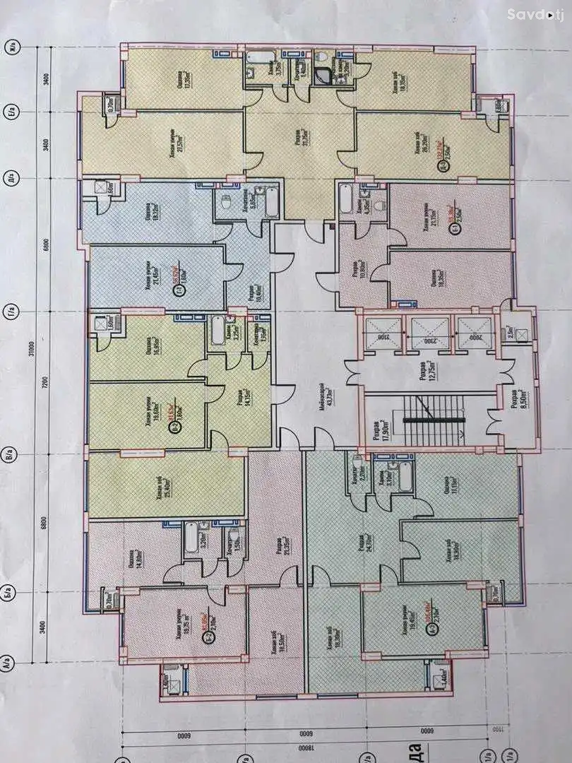2-к квартира, 5 этаж, 85 м², Профсоюз, Ёвар