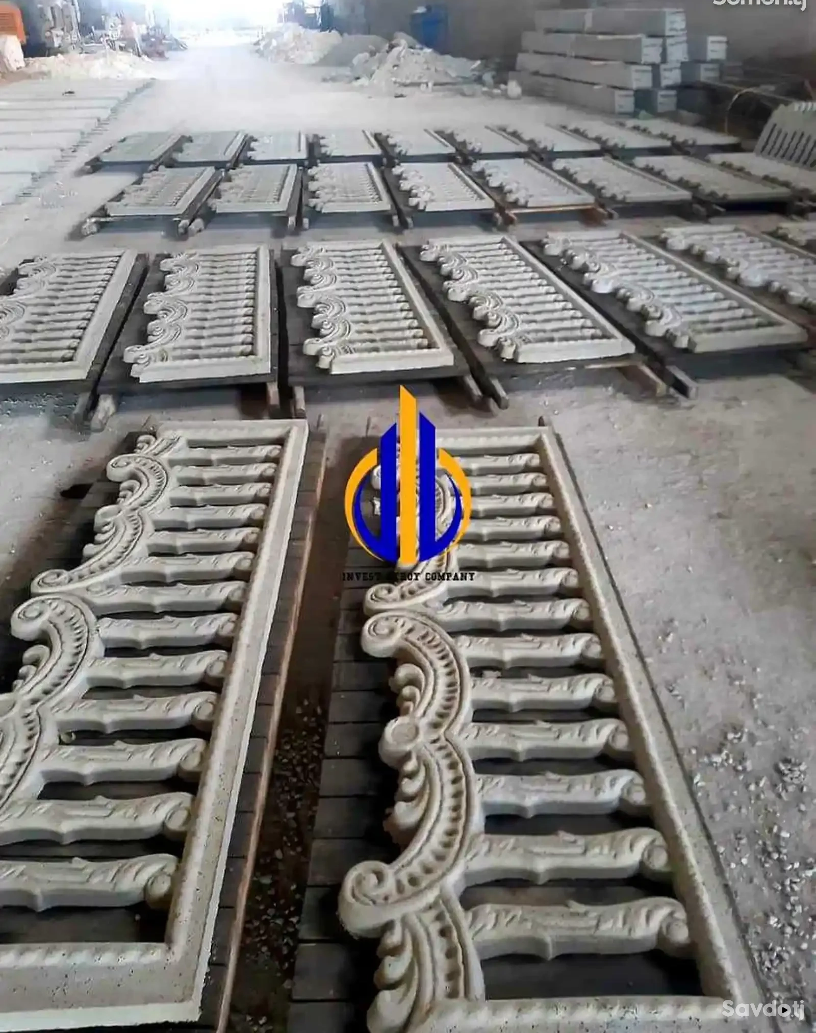 Еврозабор бетонный 2.5м