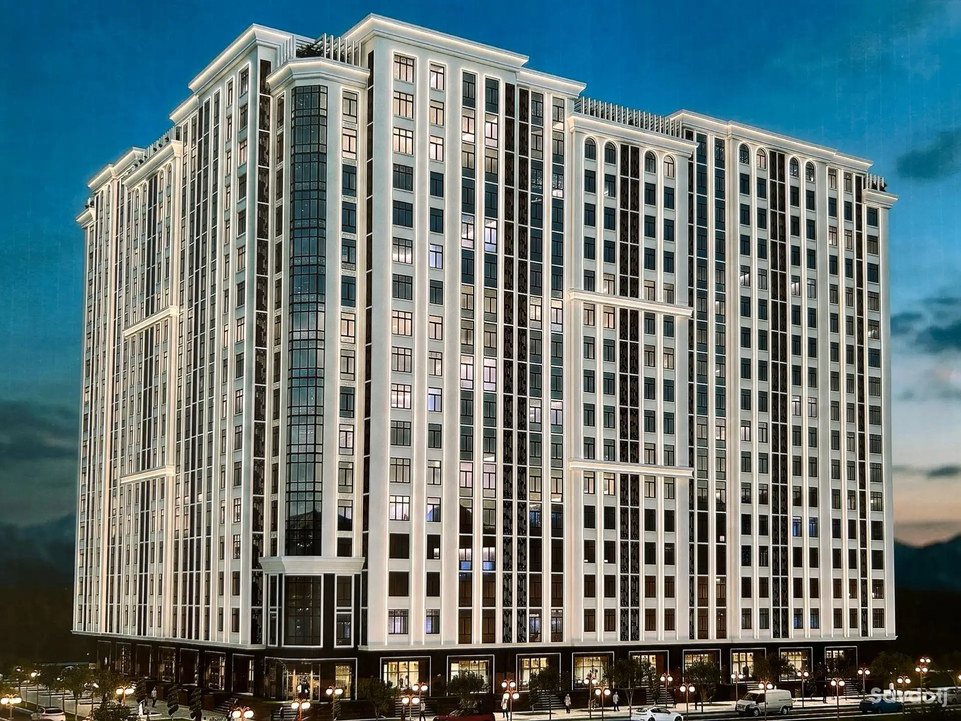 2-к квартира, 15 этаж, 53 м², Рудаки
