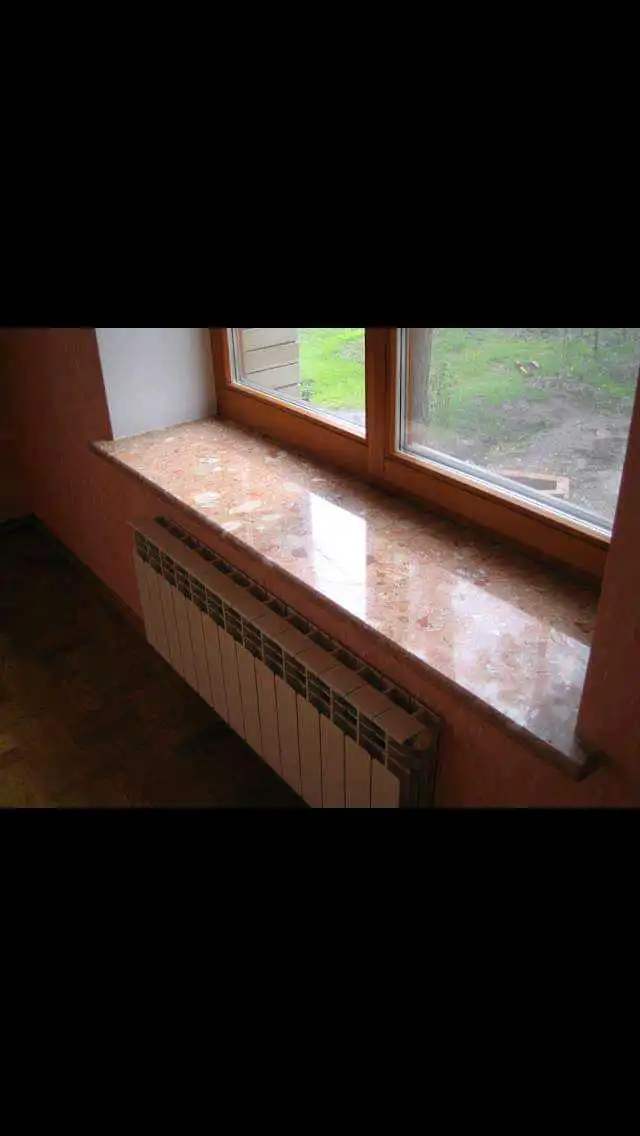 Подоконники из искусственного и кварцевого камня 