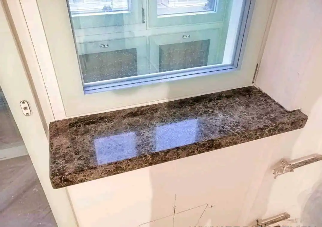 Подоконники из искусственного и кварцевого камня 