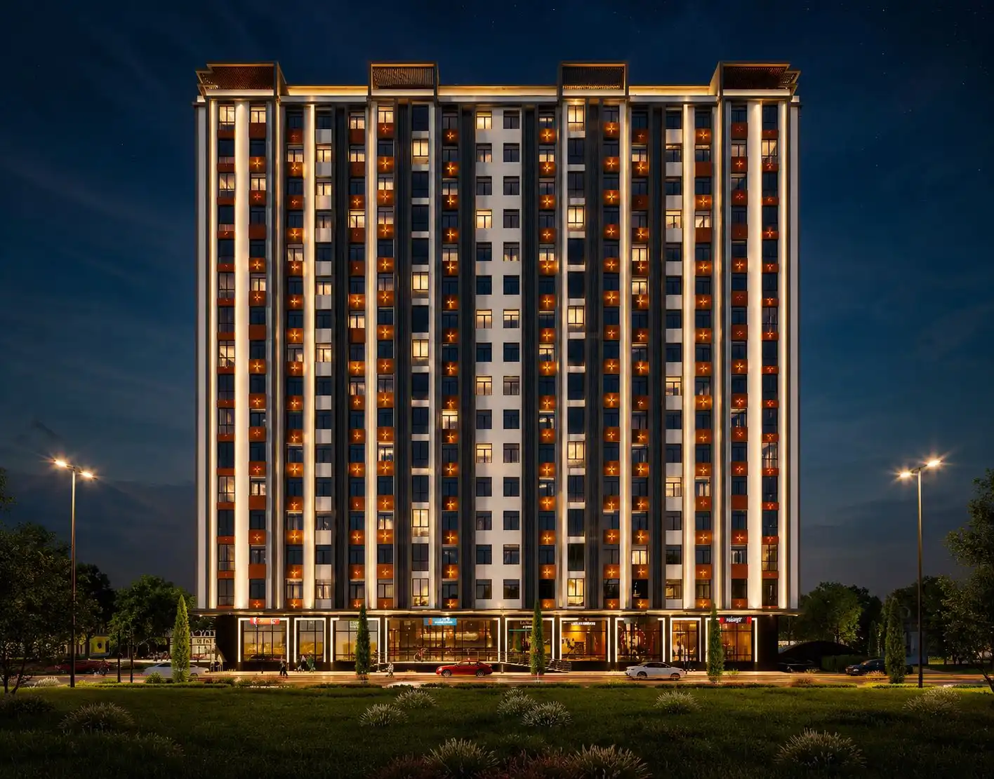 2-к квартира, 8 этаж, 81 м², 14 ум — фото 2