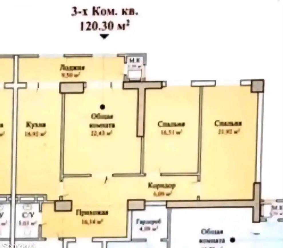 3-к квартира, 15 этаж, 120 м², Шоҳмансур кучаи Бофанда