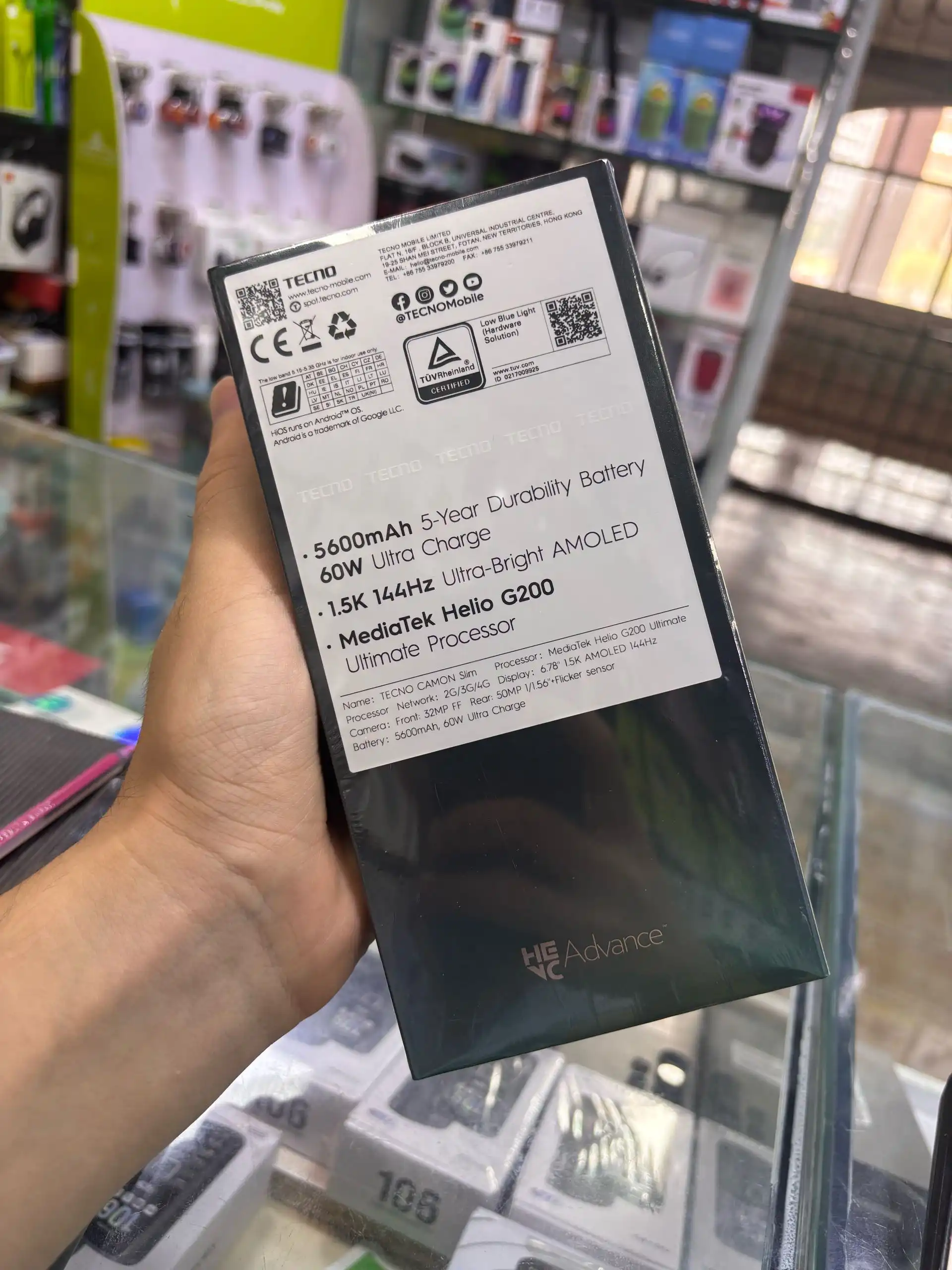 Tecno Camon Slim 