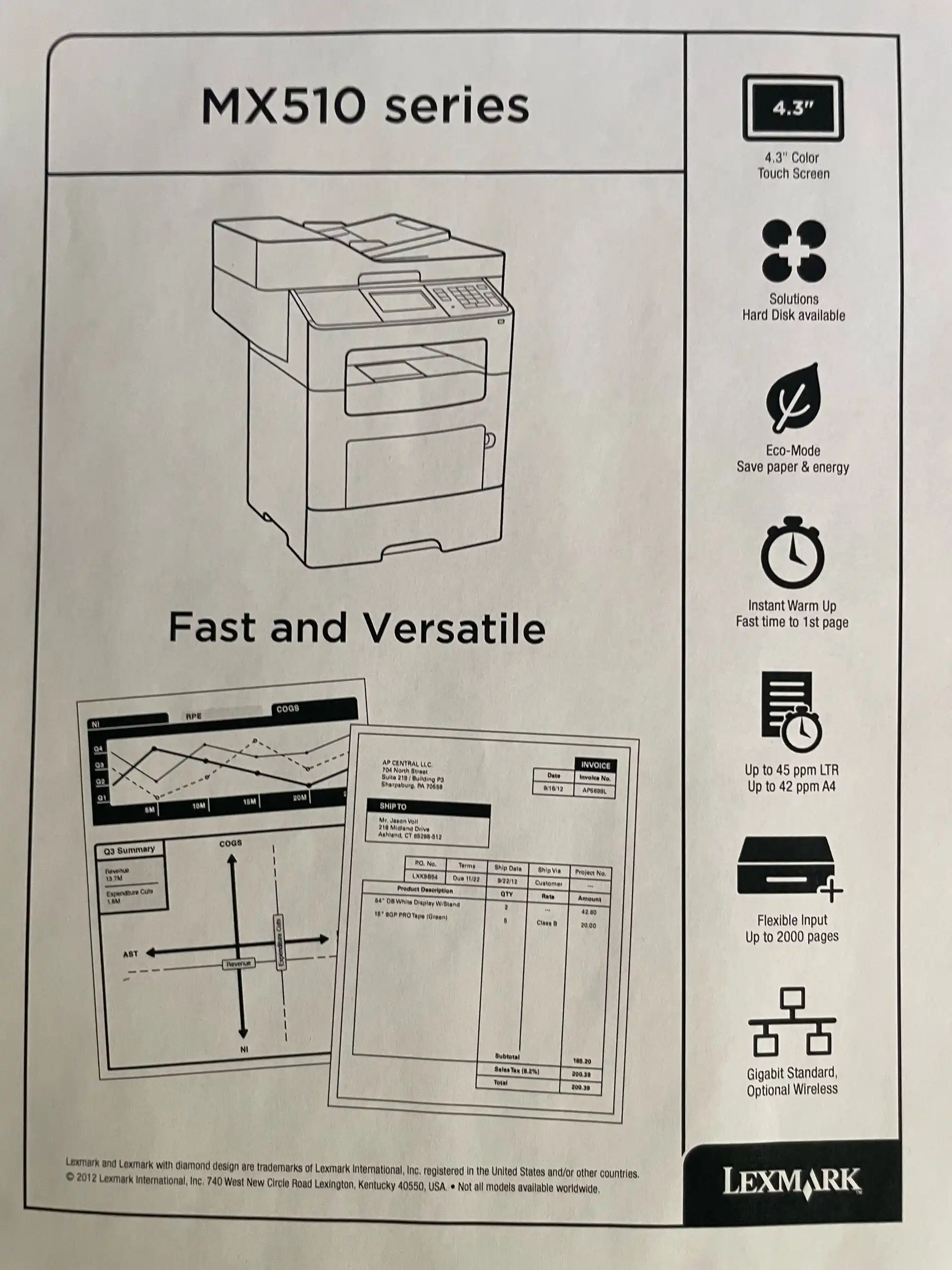 Принтер lexmark