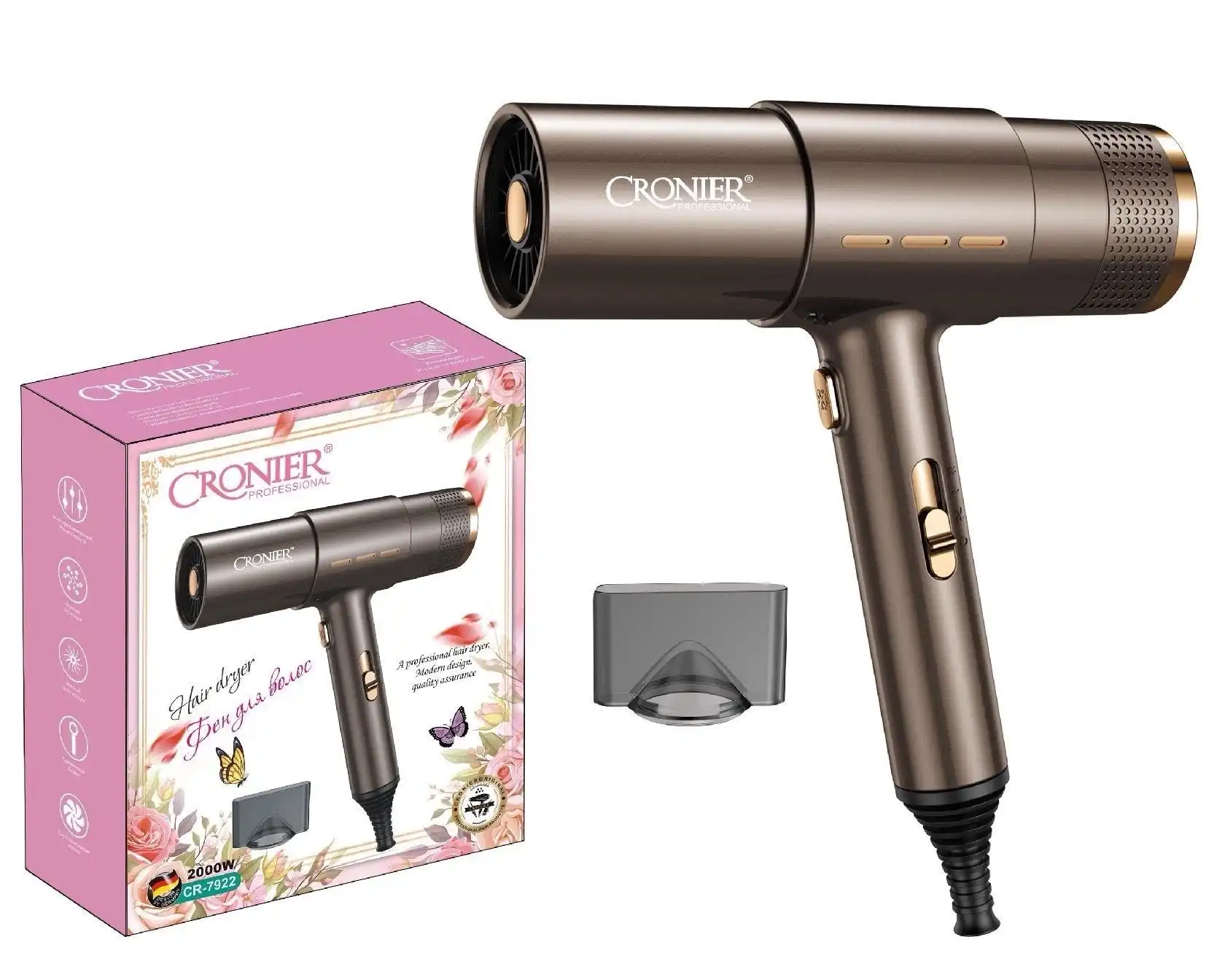 Фен барои соч Cronier Professional Модели CR-7922