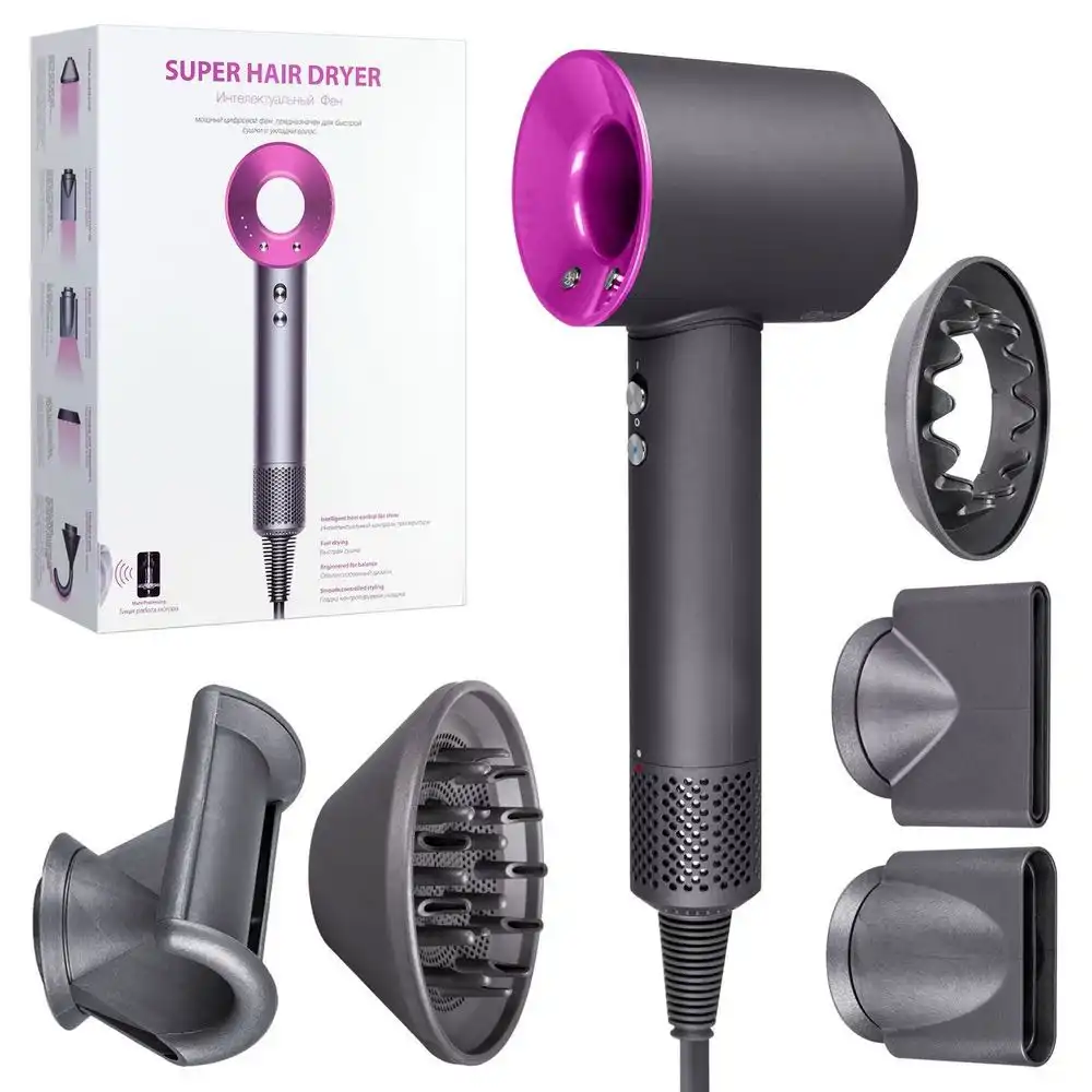 Фен барои ороиши соч (Super Hair Dryer 5in1)
