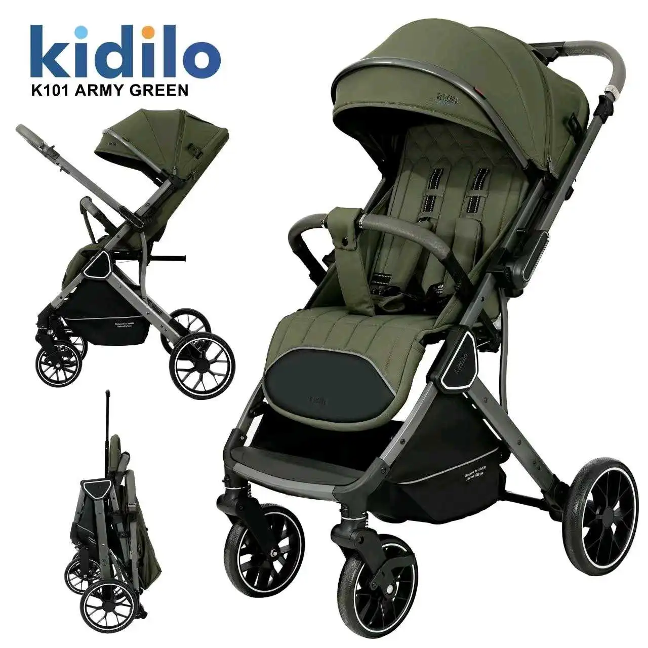 Прогулочная коляска Kidilo  — фото 3