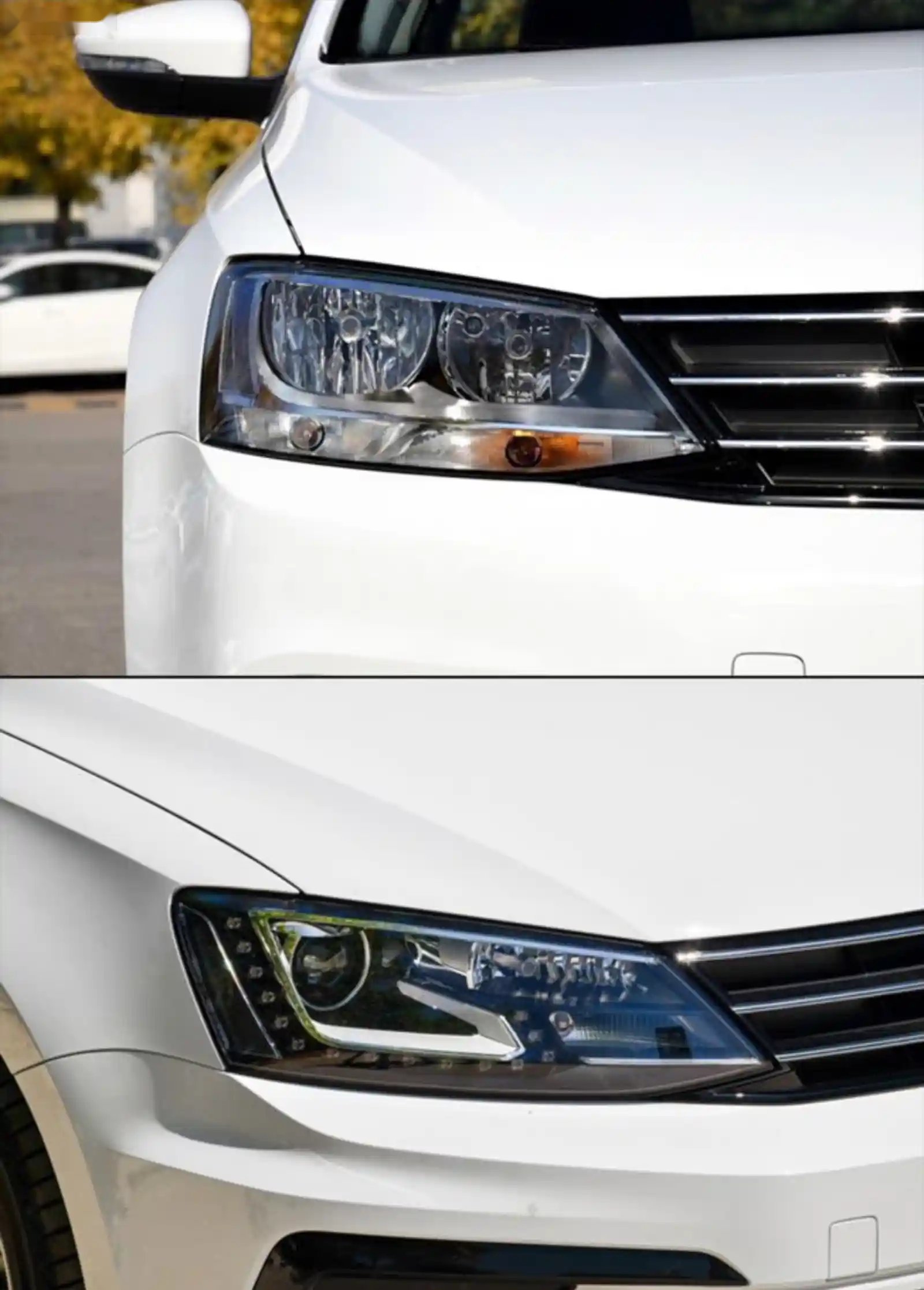 Стекло фары Volkswagen Jetta 2010-2018 — фото 2