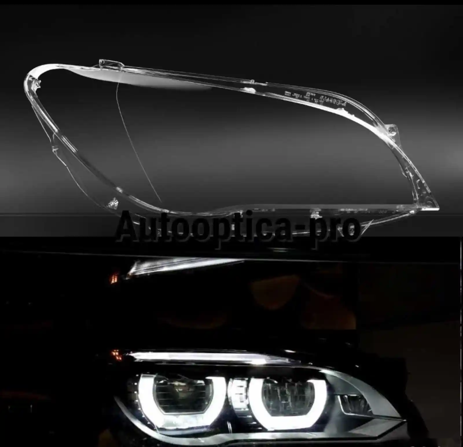 Стекло фары BMW 7-series F01 F02 2008-2017 — фото 2