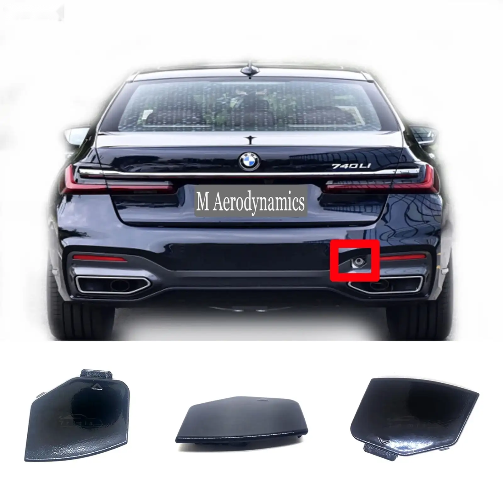 Крышка буксировки BMW G12 LCI M — фото 2