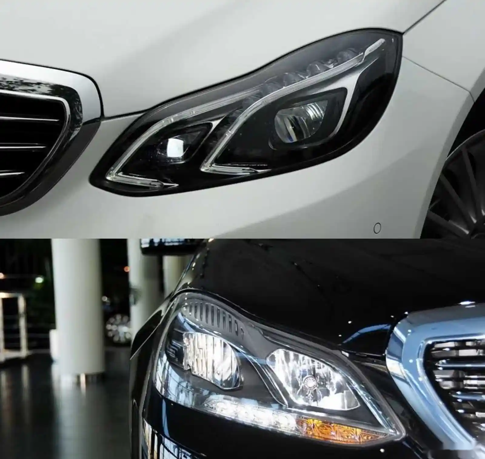 Стекло фары Mercedes E W212 рестайлинг 2013-2016 — фото 3