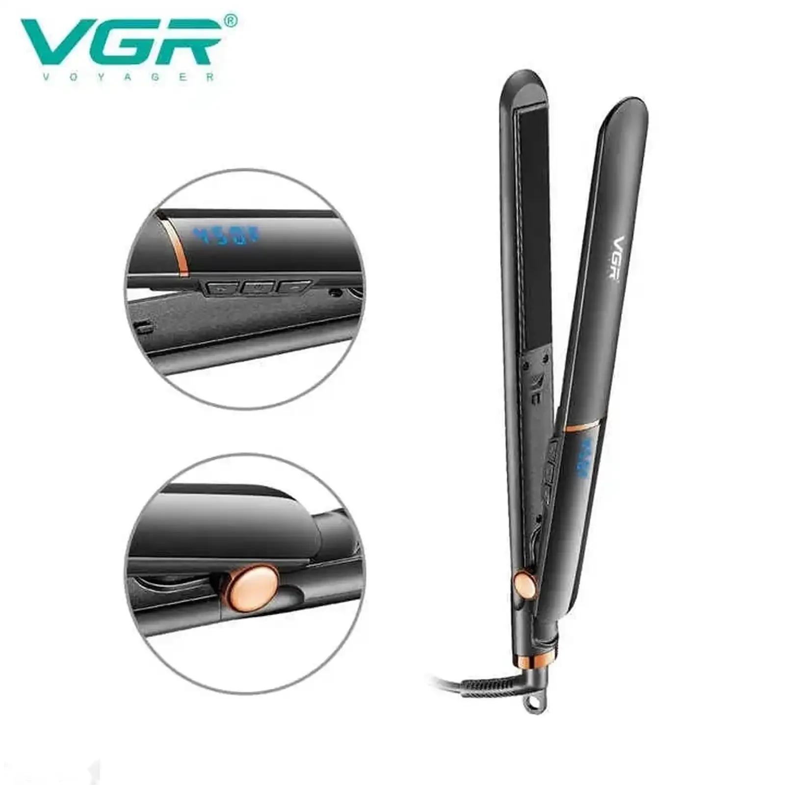 Утюжок барои рост кардани мо муй VGR V-515 Professional — фото 2