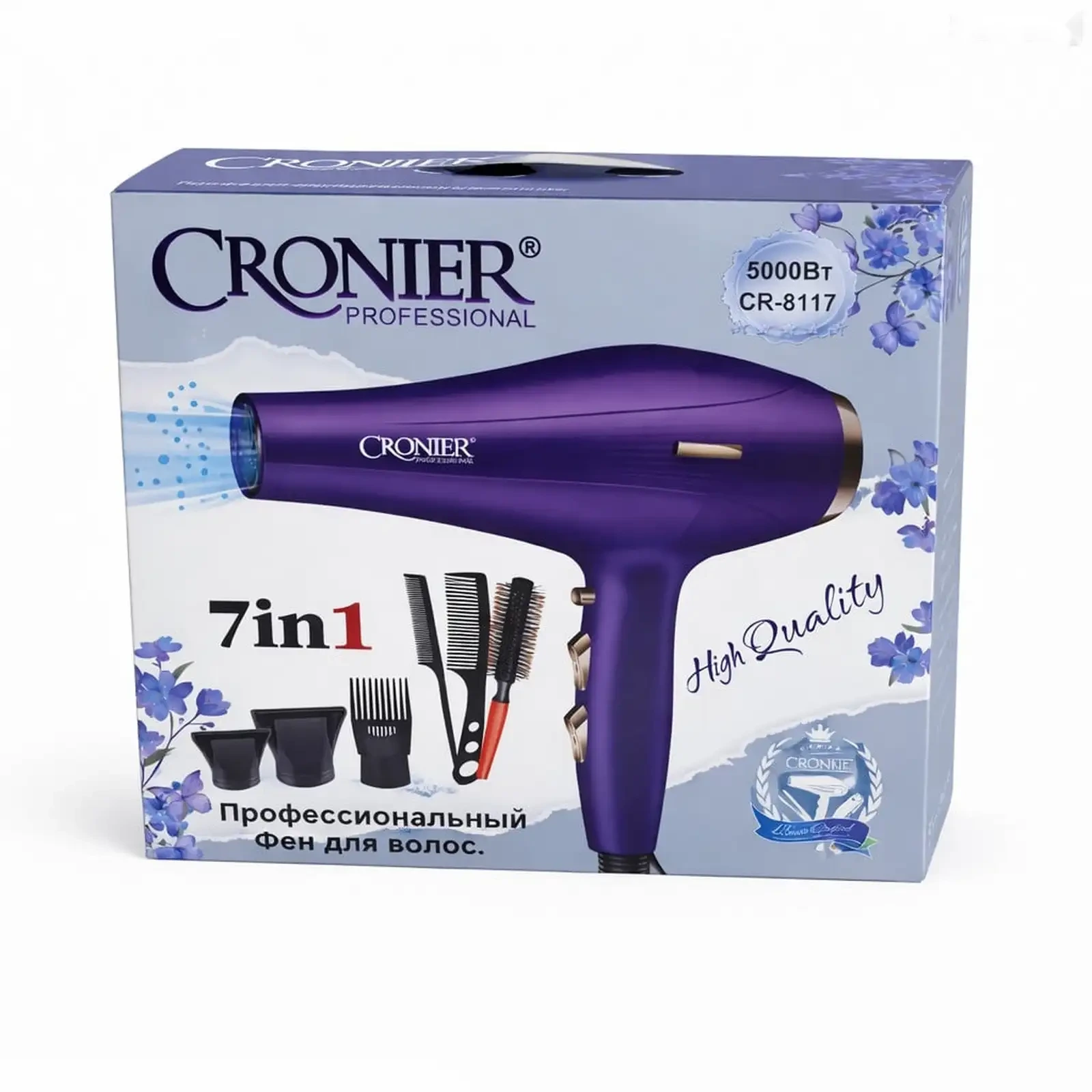 Фен Cronier Professional CR-8117 7 in 1 — фото 3