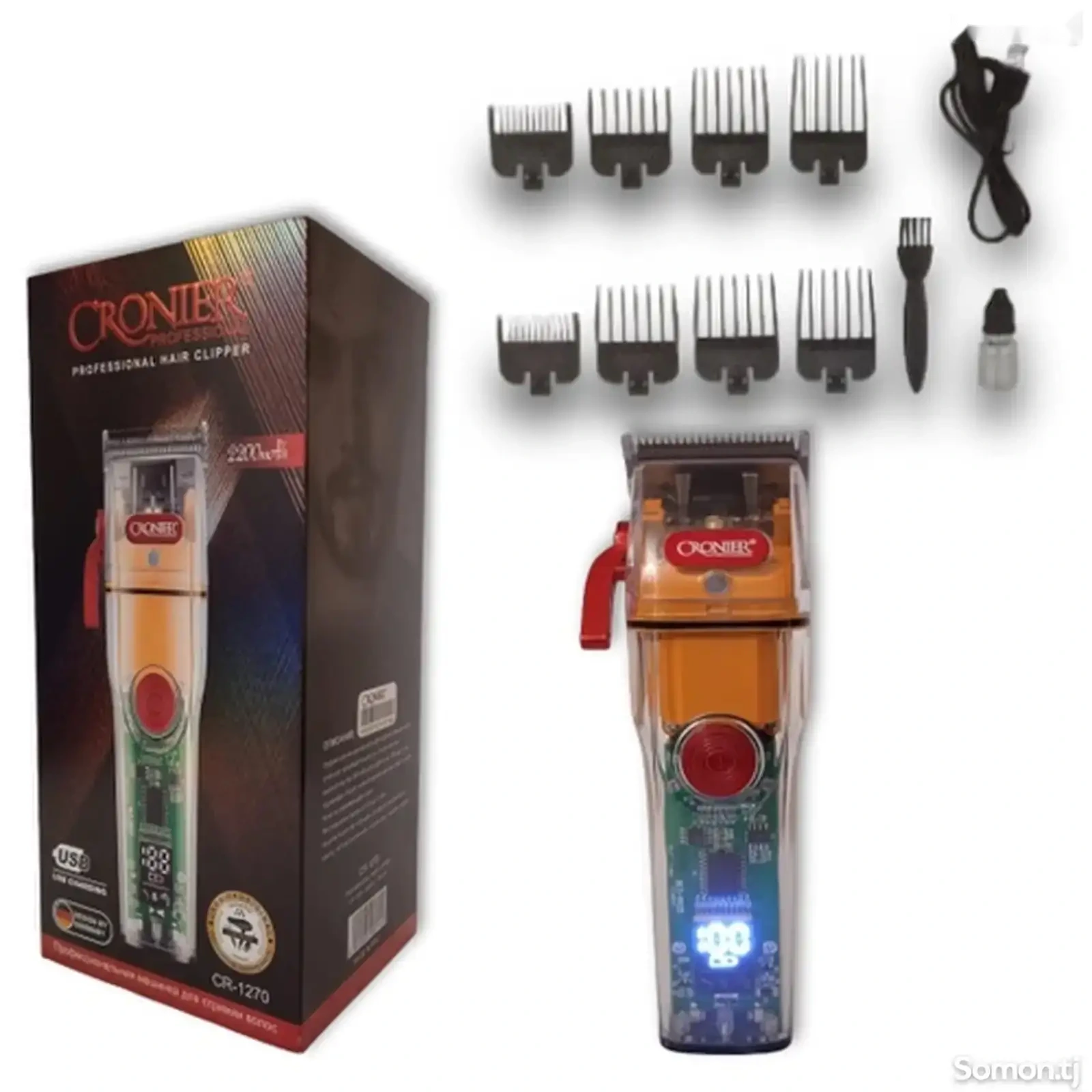 Машинка для стрижки волос Cronier CR-1270 Professional Hair Clipper — фото 2