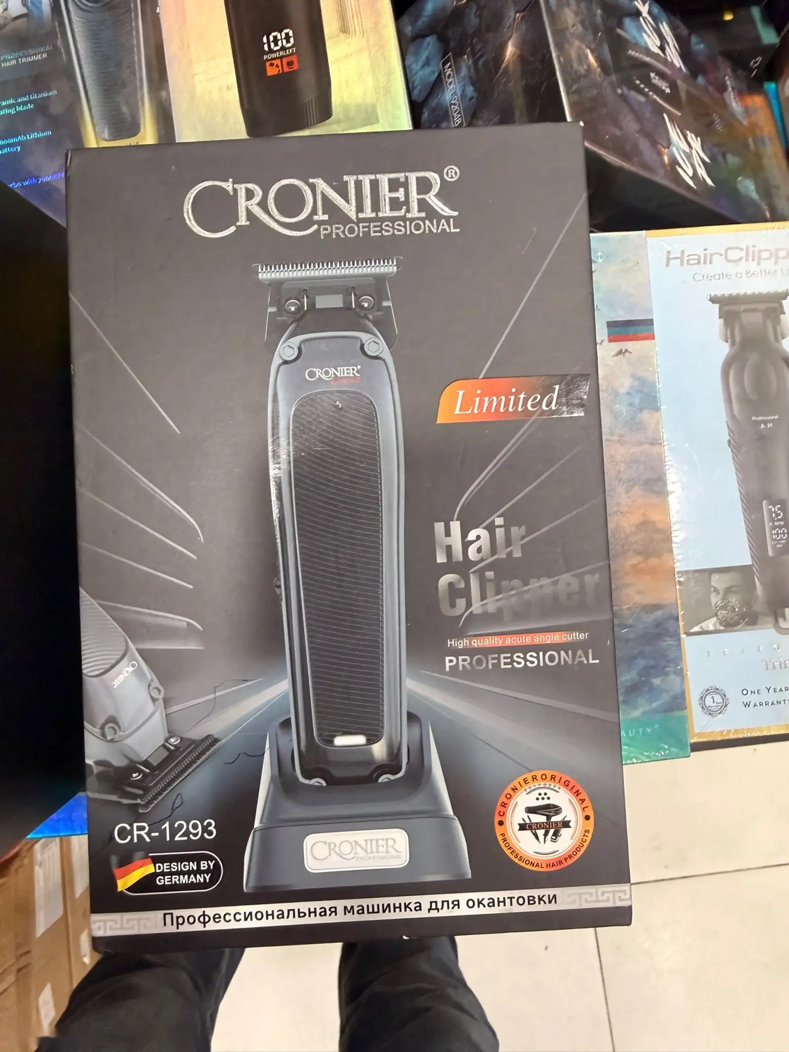 Триммер ва Машинка барои ороиши ришу соч Cronier Professional CR-1293 Limited — фото 3