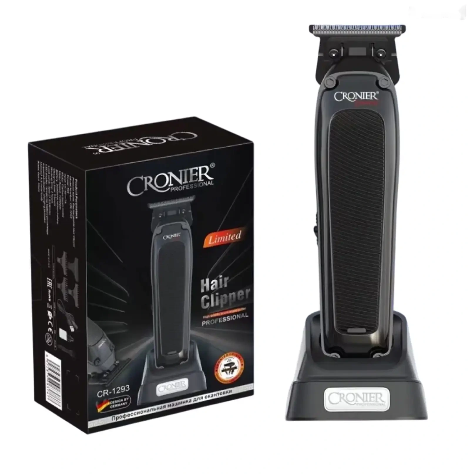 Триммер ва Машинка барои ороиши ришу соч Cronier Professional CR-1293 Limited — фото 4