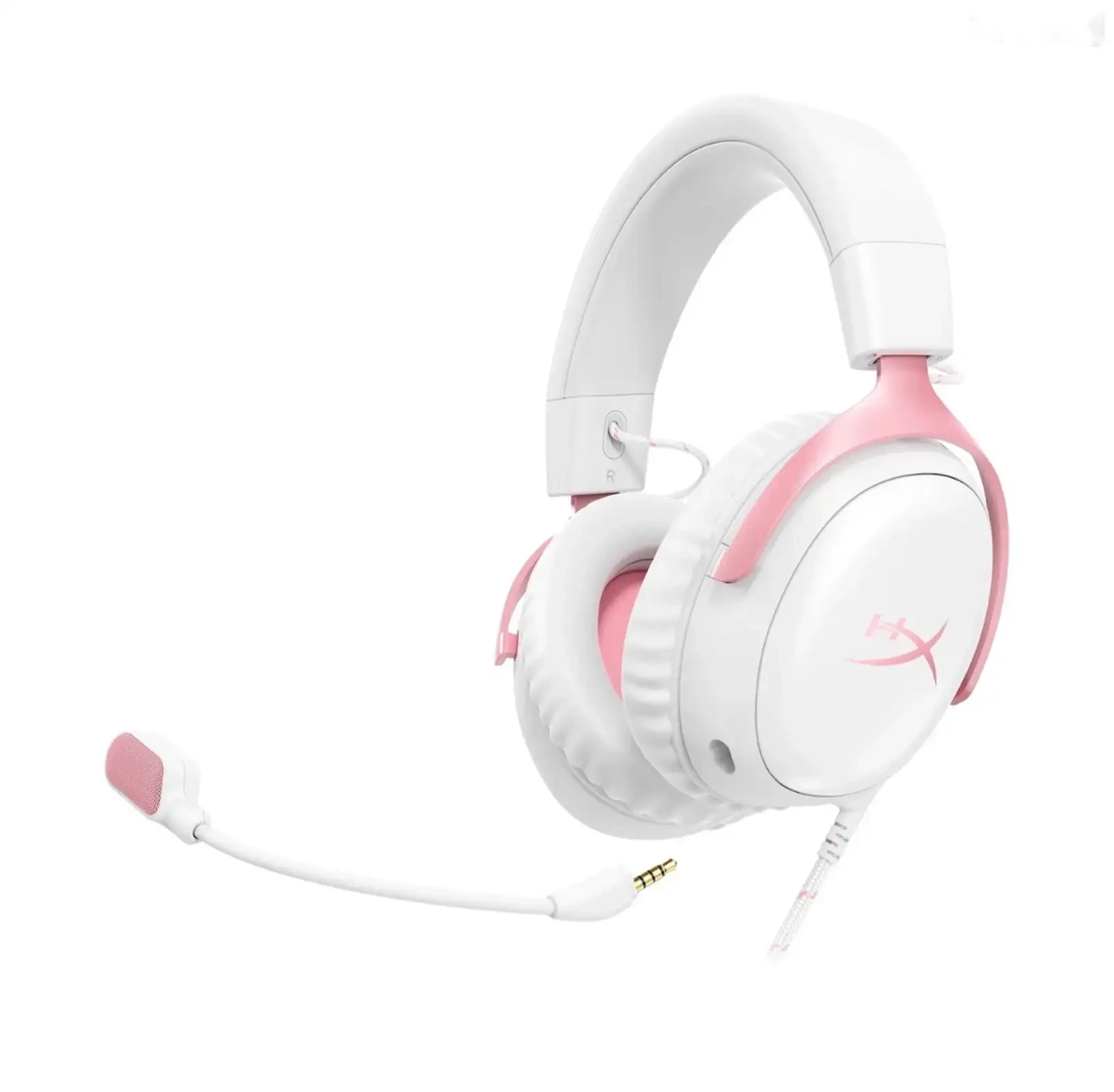 Игровая проводная гарнитура HyperX Cloud III White Pink — фото 2