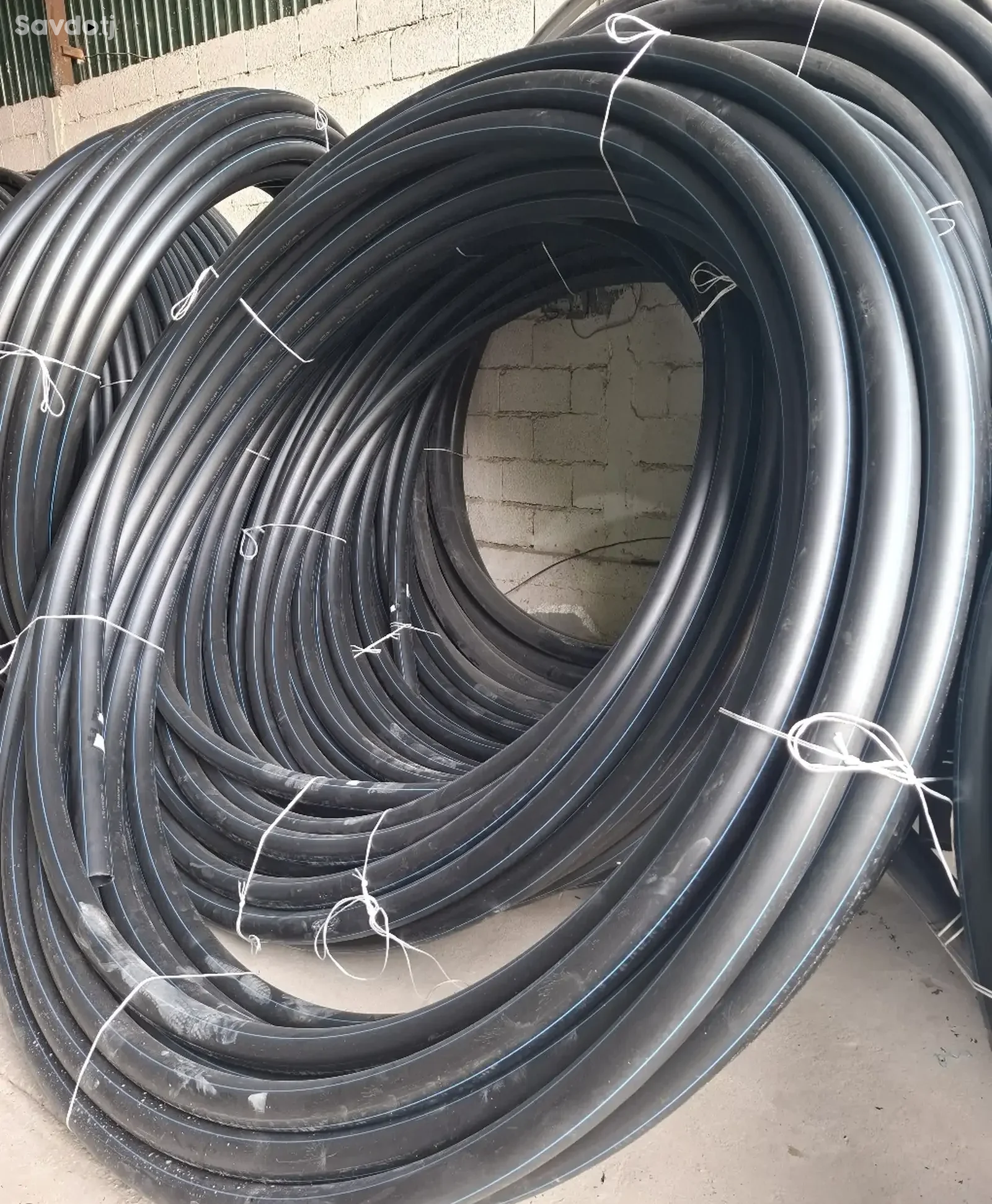 Қубурҳои полиэтилени D76мм.