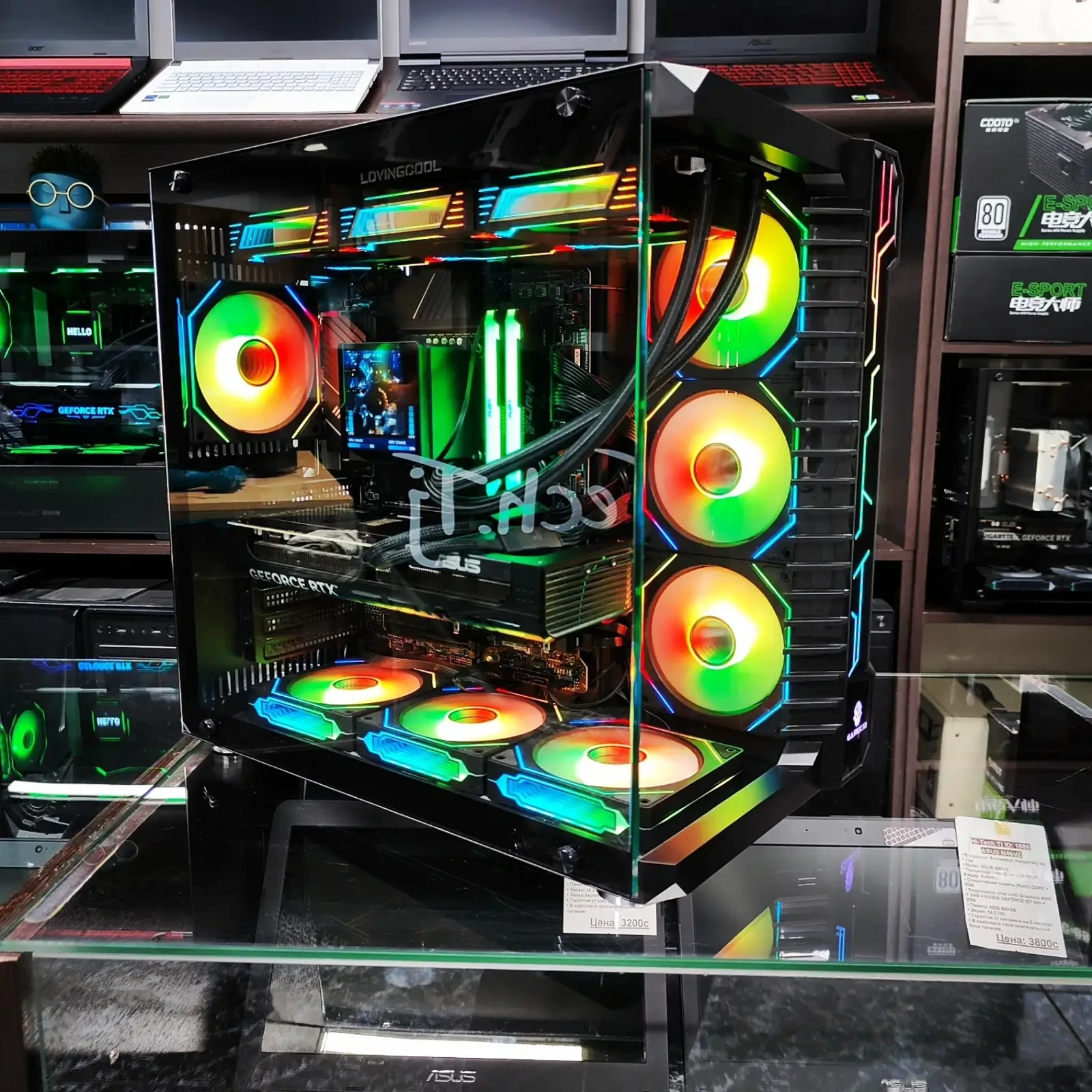 Игровой Мощный Компьютер TRON ARES Core i9-14900Kf 64Gb ssd 512gb Asus Rtx 5070 — фото 8
